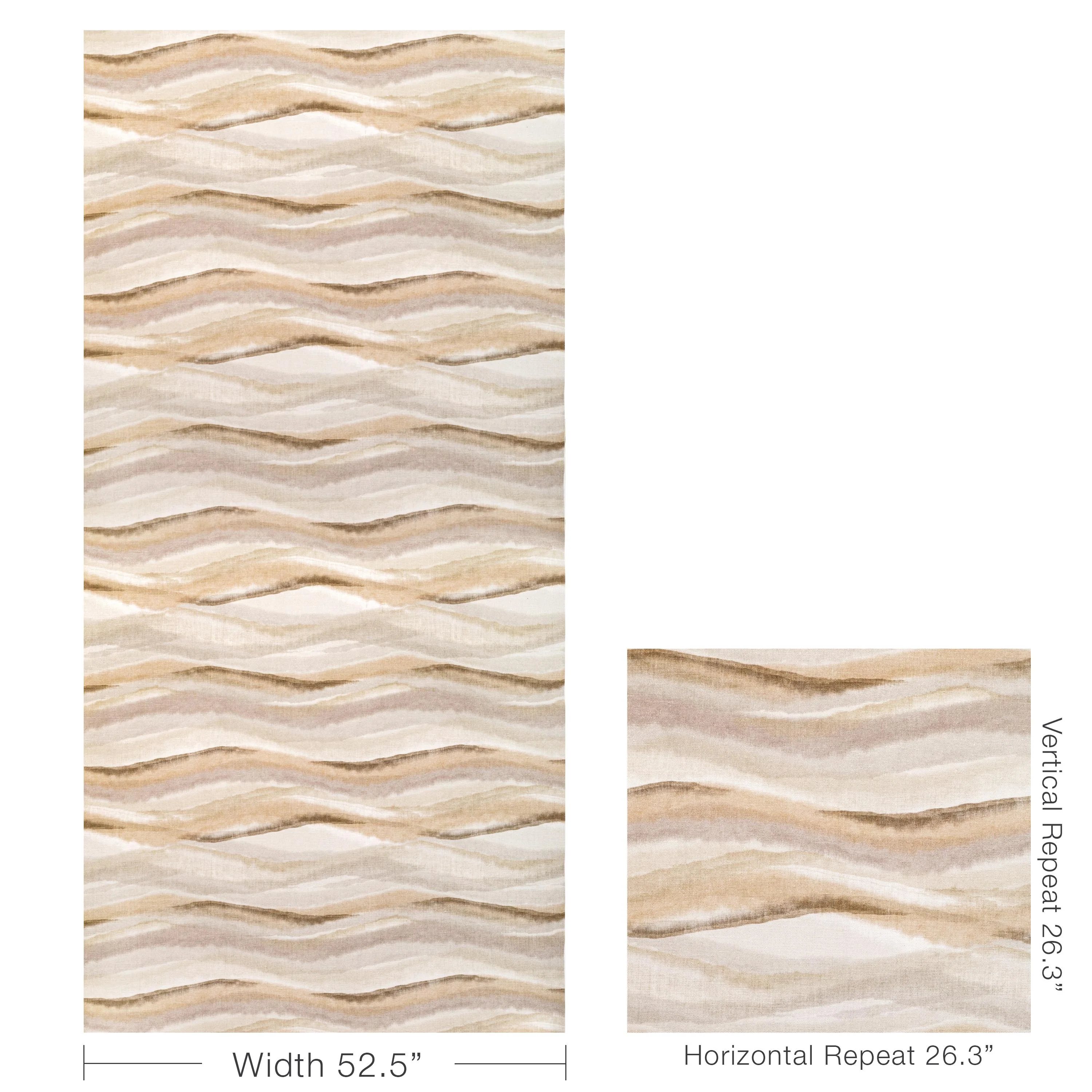 Kravet Striate Desert Fabric - Image 5