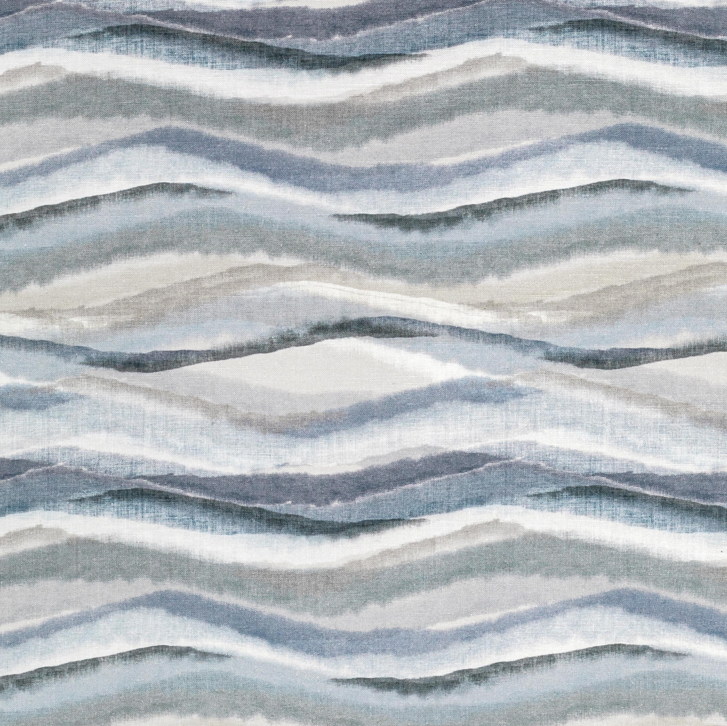 Kravet Striate Indigo Fabric - Image 2