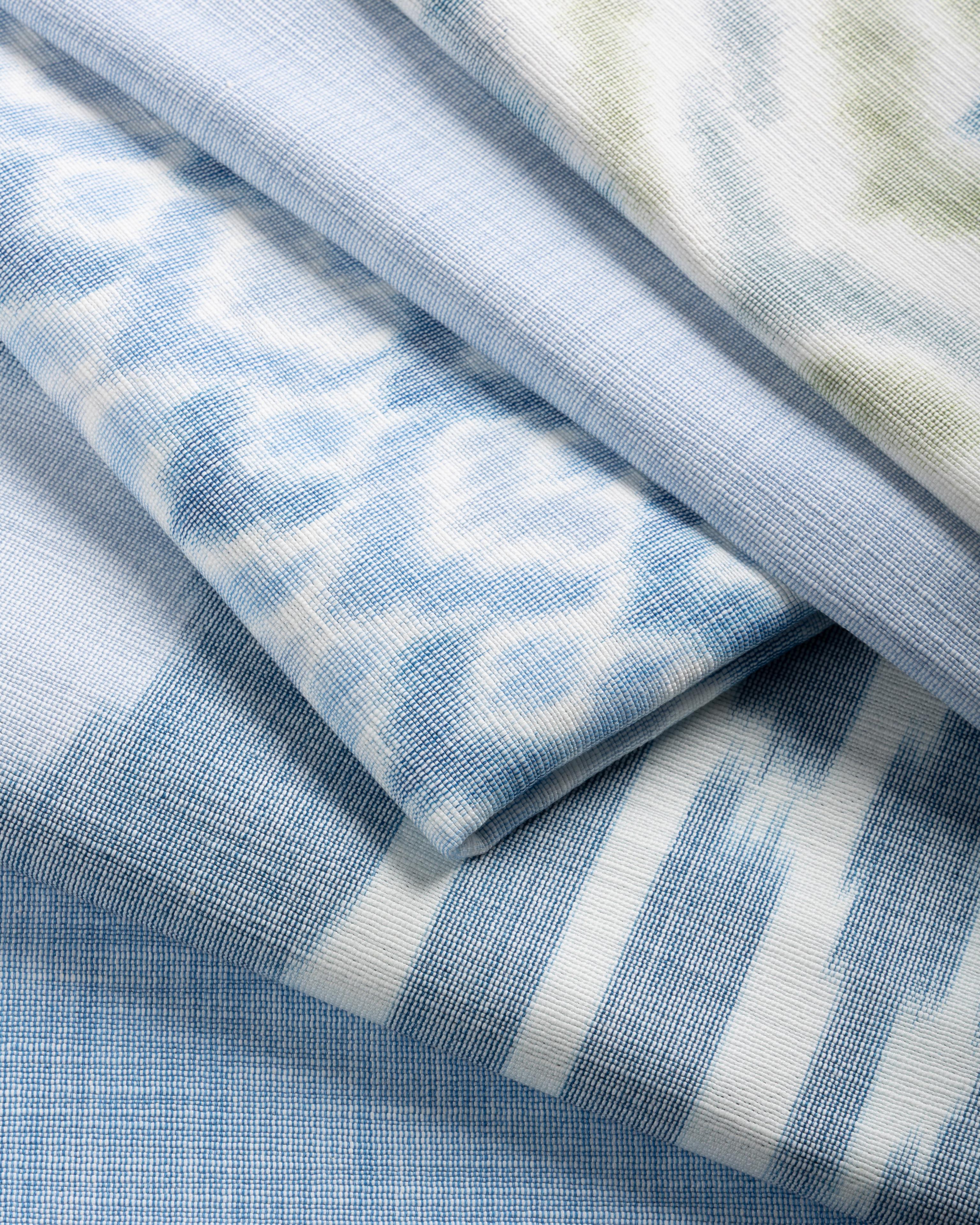 Kravet Tikka Texture Blue Upholstery Fabric - Image 6