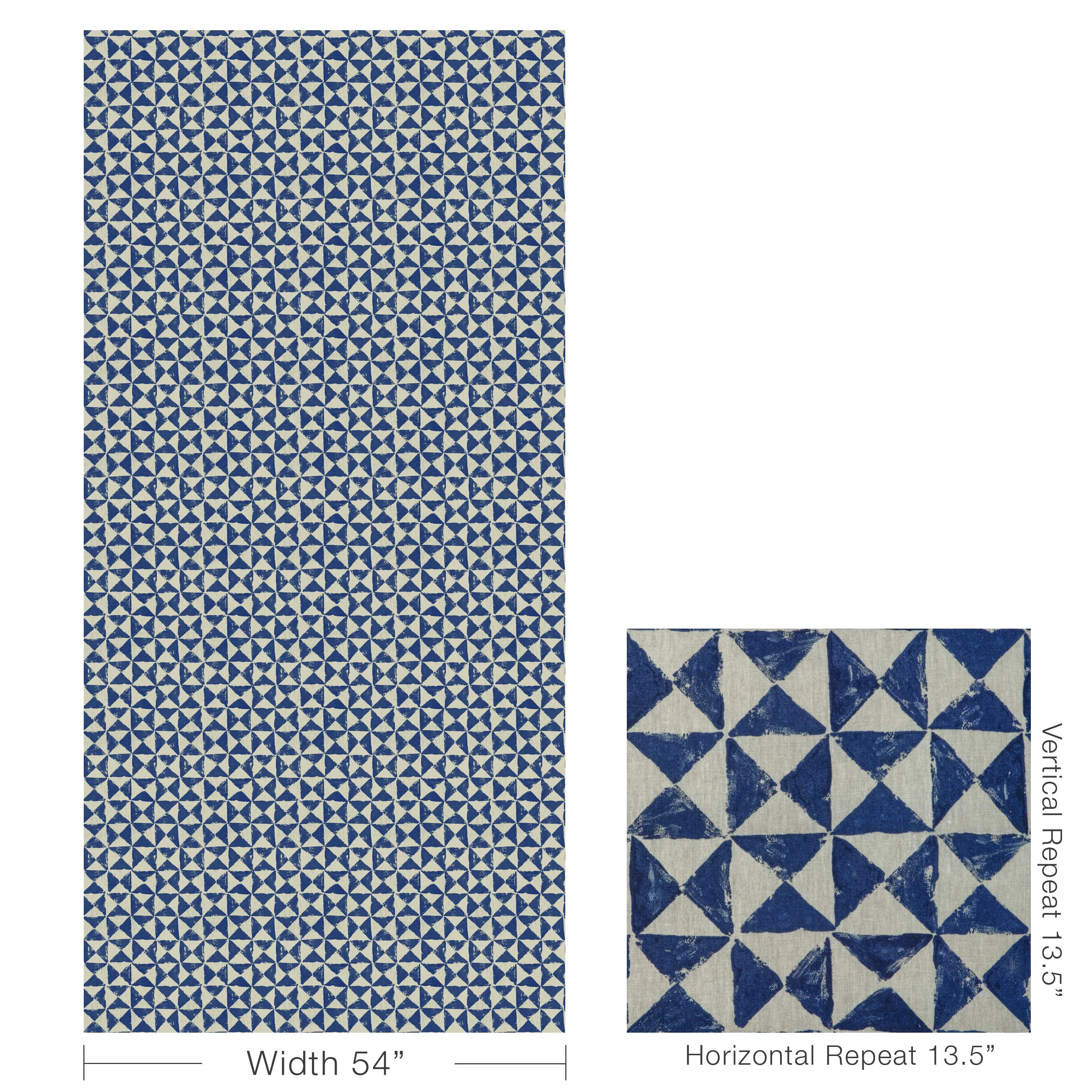 Kravet Triquad Indigo Fabric - Image 5