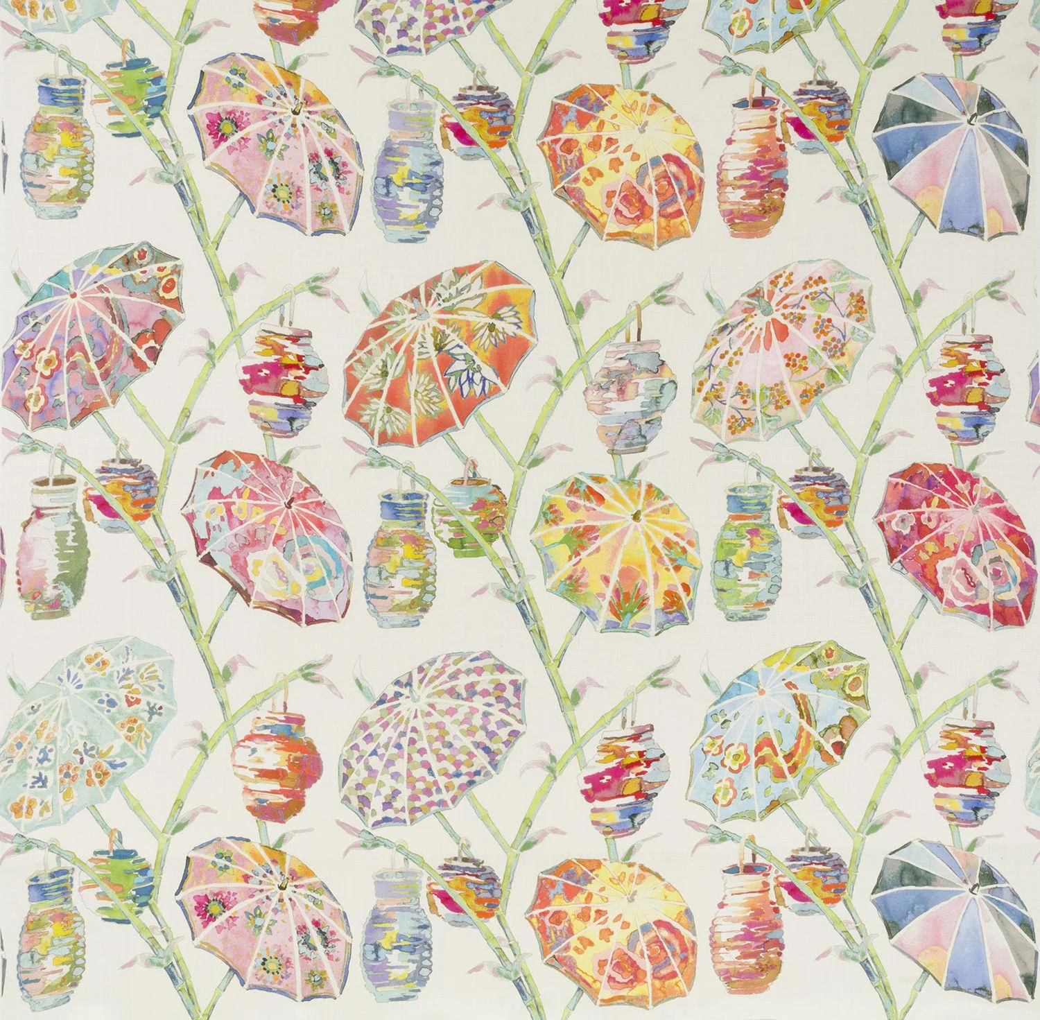 Kravet Umbrellas Rainbow Fabric
