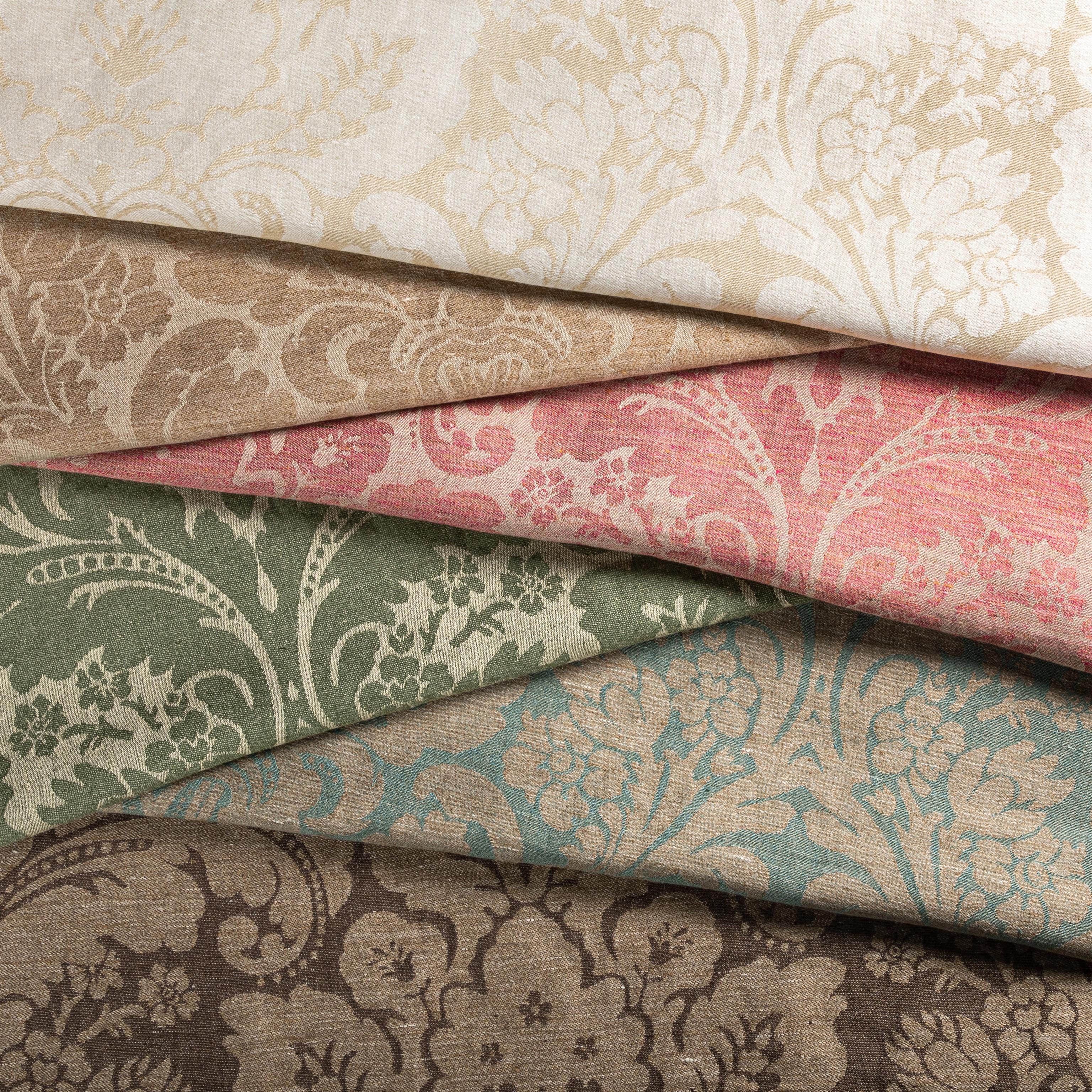 Lee Jofa Acanthus Damask Pearl Fabric - Image 6