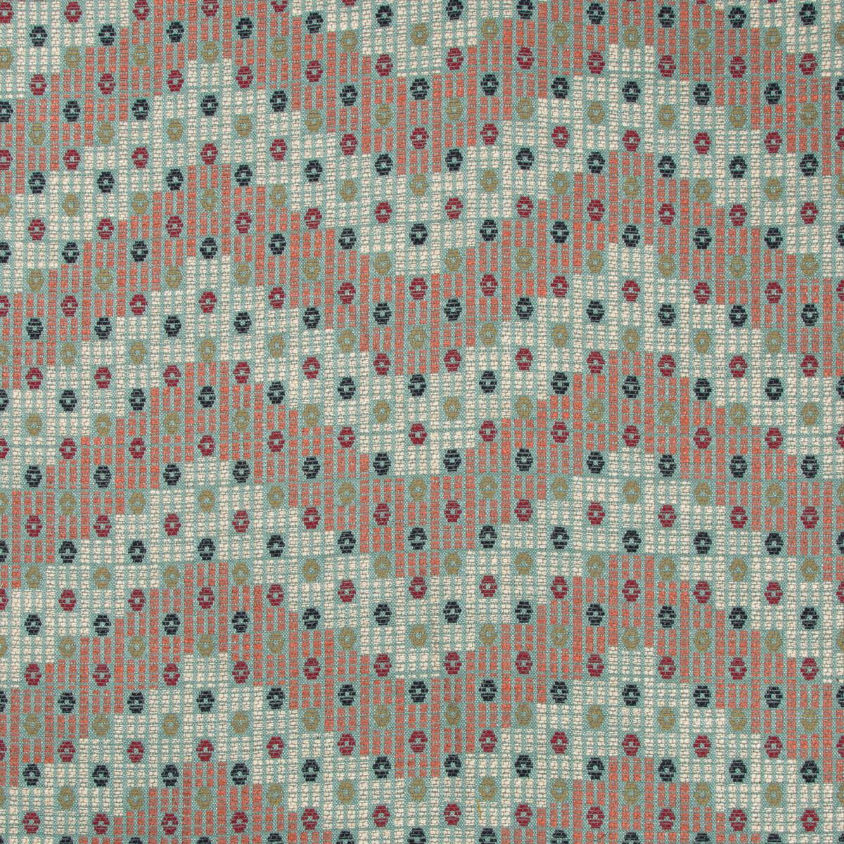 Lee Jofa Addis Ababa Aqua/Multi Upholstery Fabric - Image 3