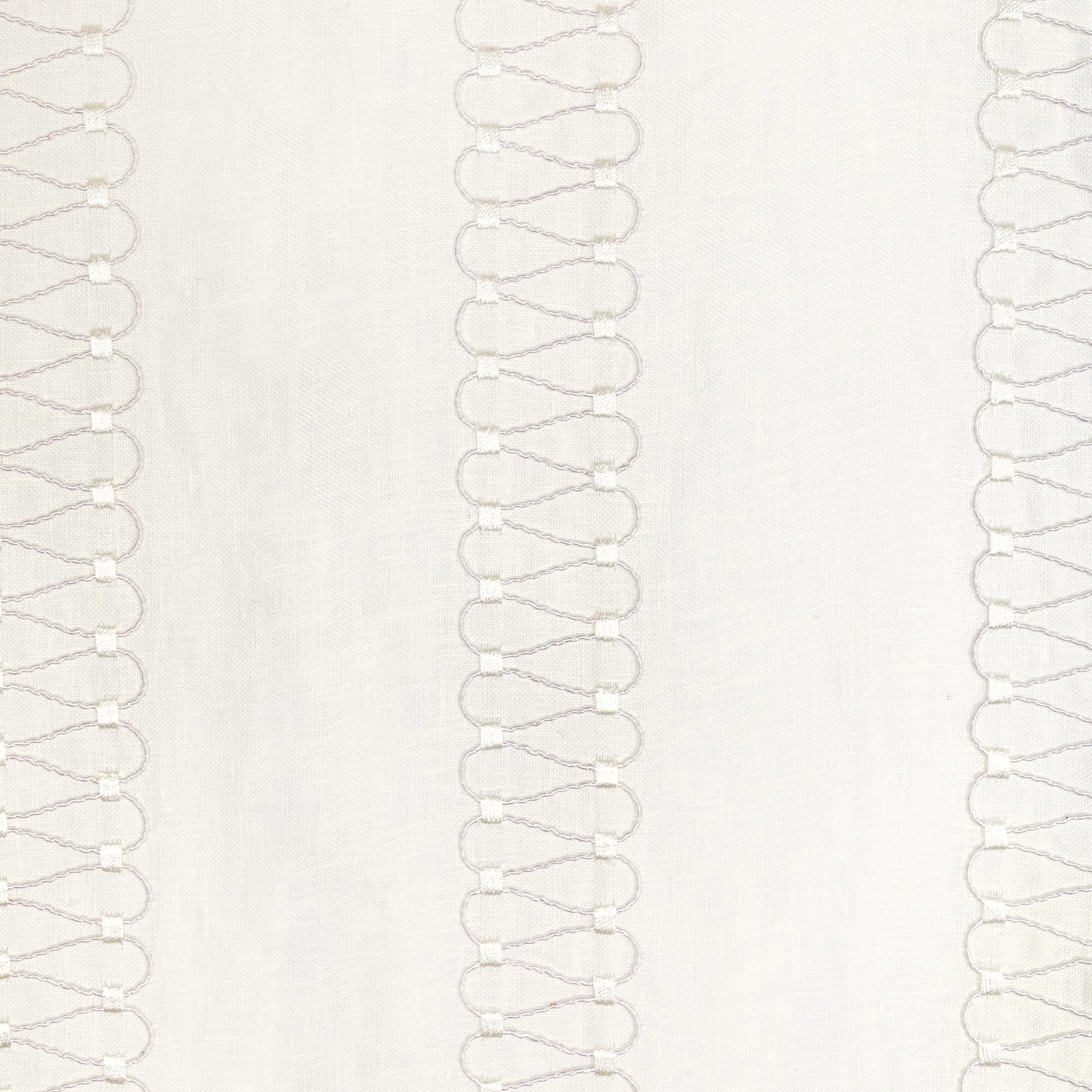 Lee Jofa Alston Sheer Ivory Drapery Fabric