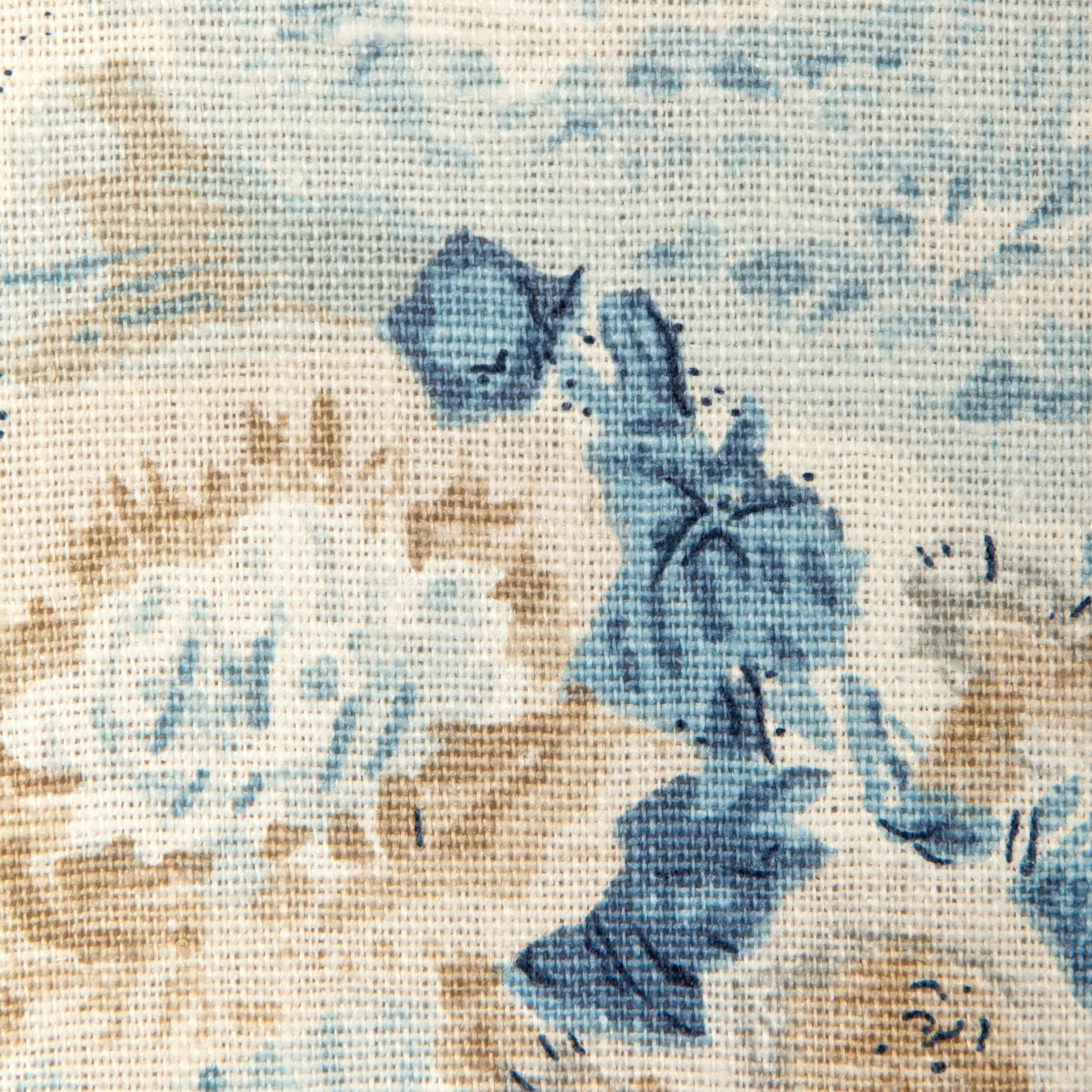 Lee Jofa Althea Linen Delft Fabric - Image 3