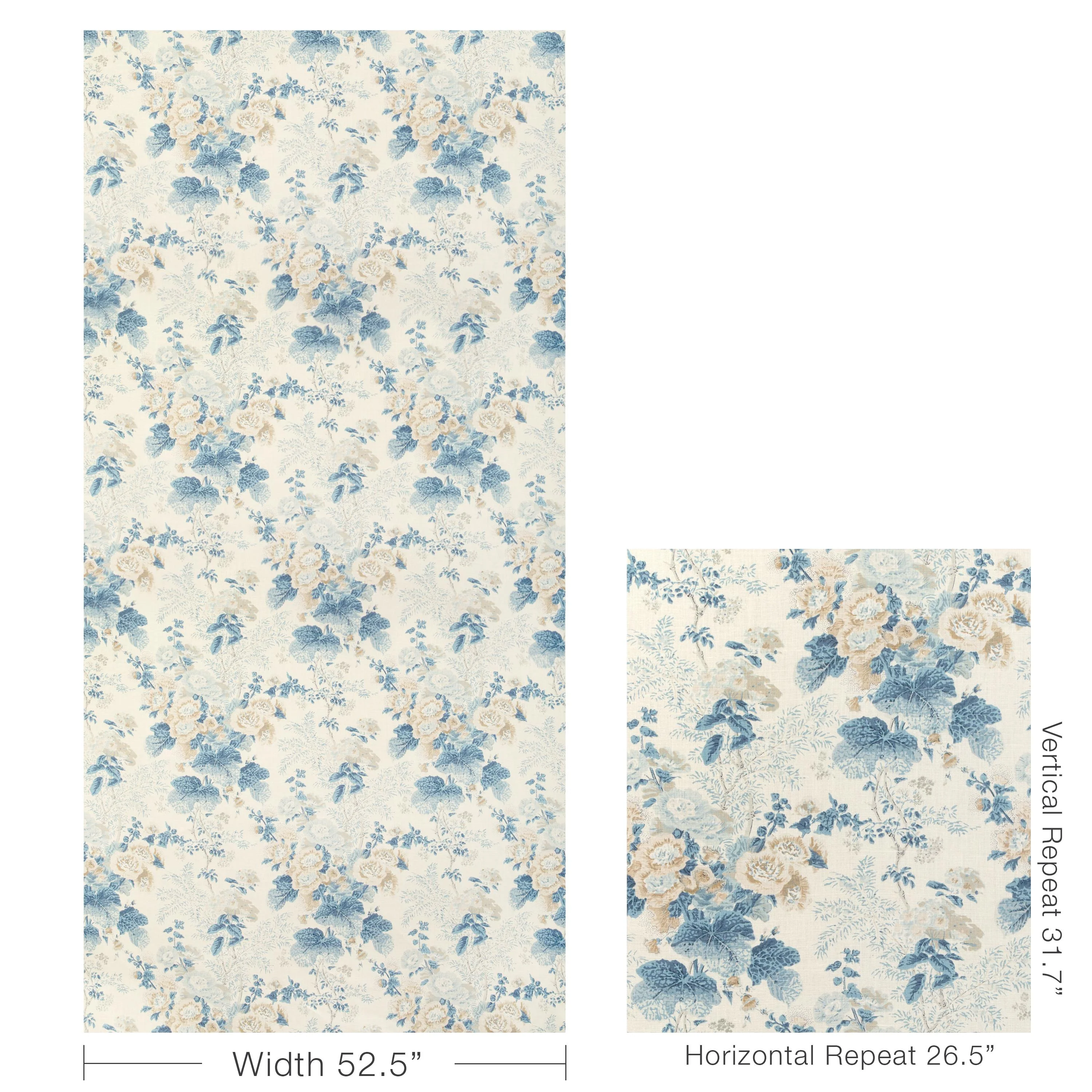 Lee Jofa Althea Linen Delft Fabric - Image 5