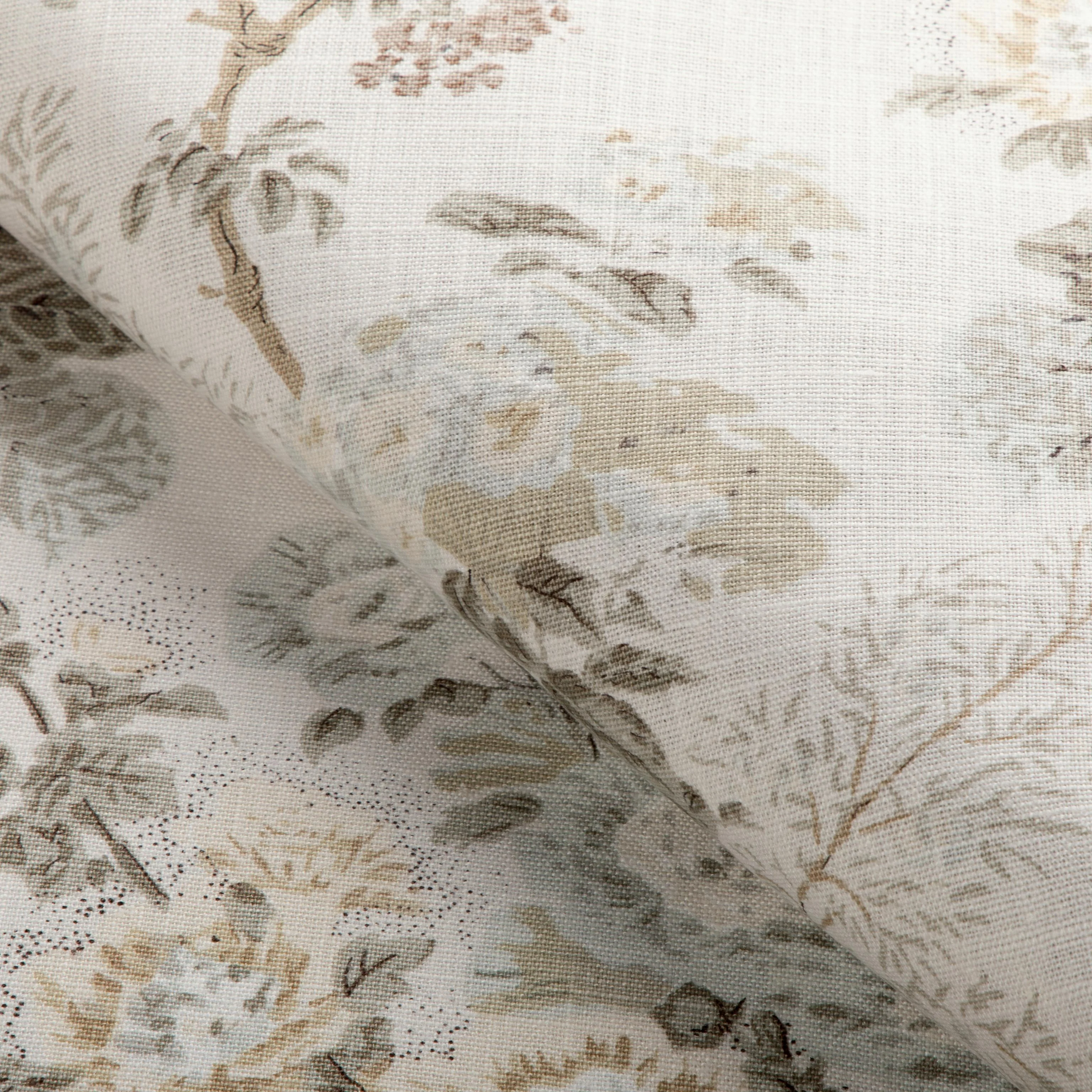 Lee Jofa Althea Linen Stone Fabric - Image 4