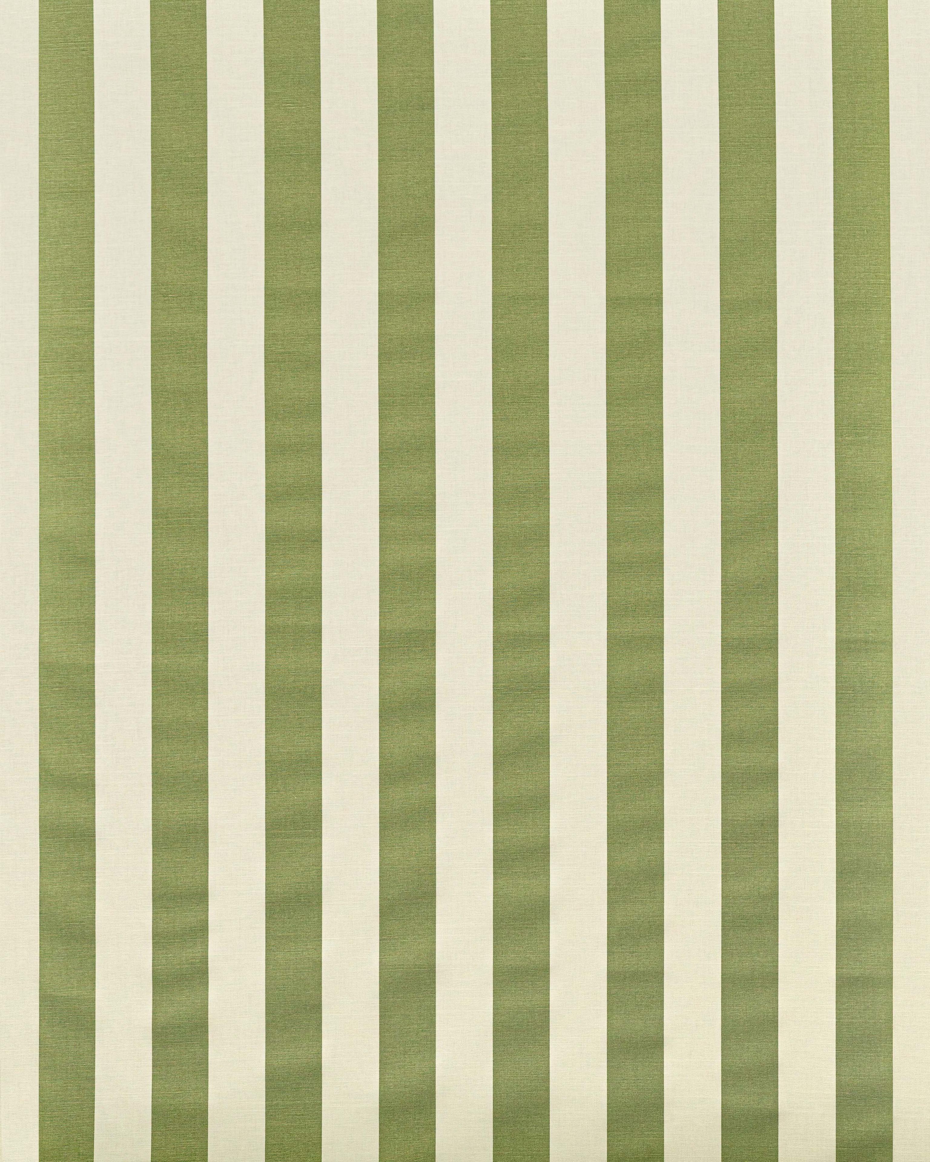 Lee Jofa Avenue Stripe Green On White Fabric - Image 2