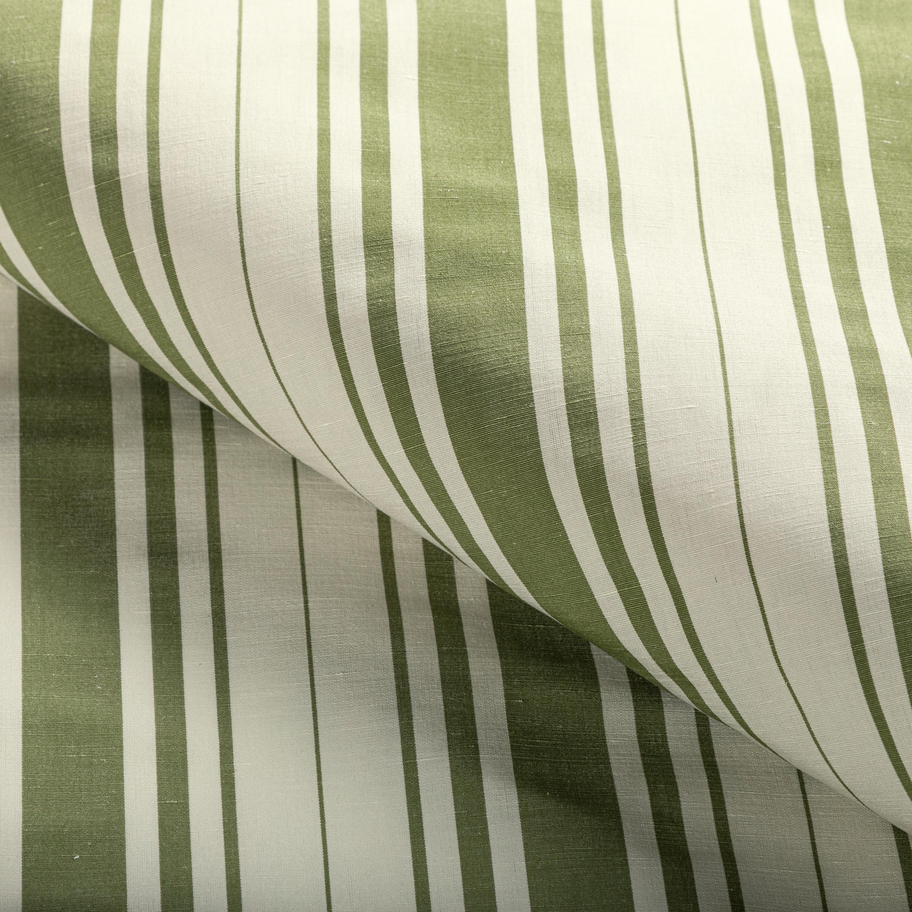 Lee Jofa Baldwin Stripe Fern Fabric - Image 4