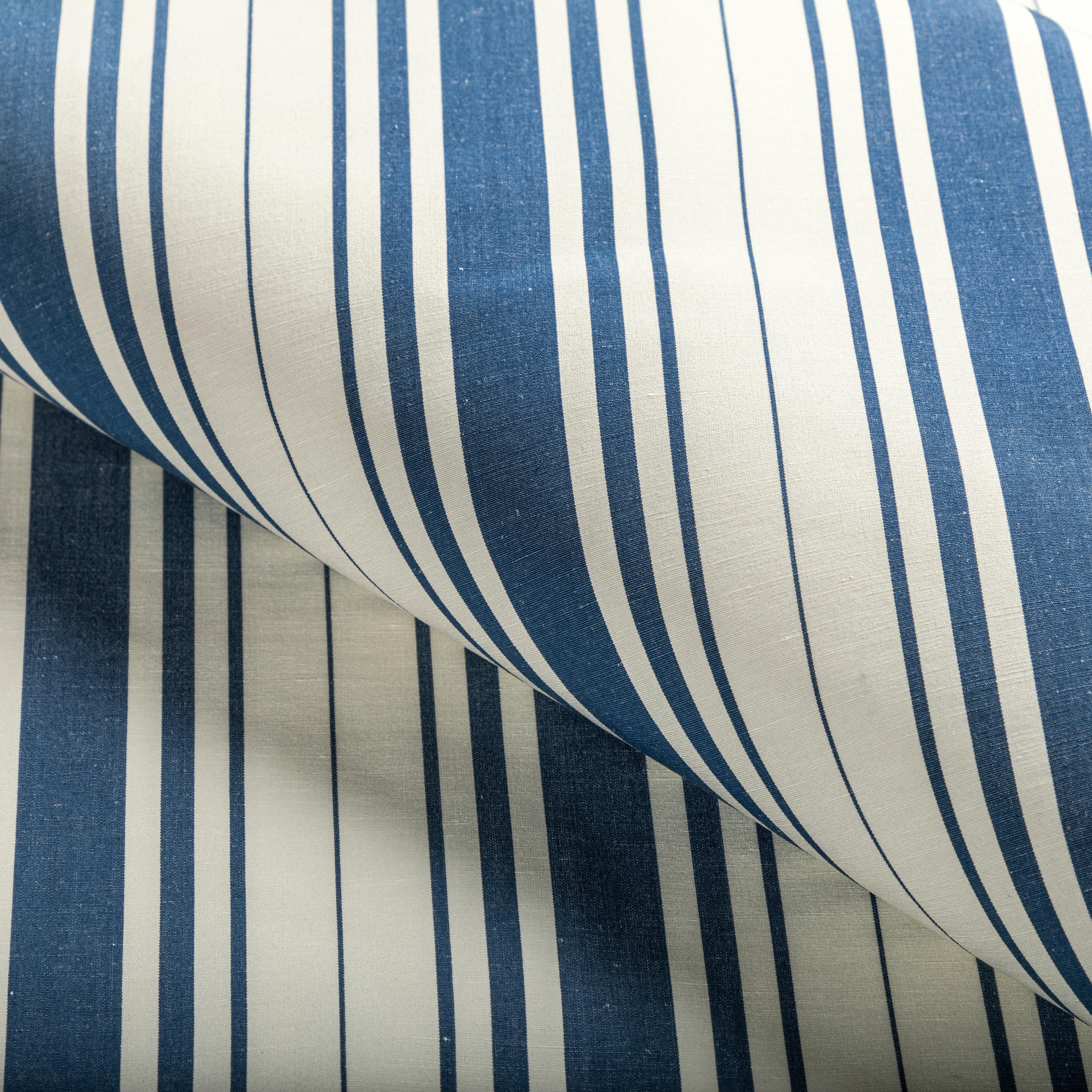 Lee Jofa Baldwin Stripe Navy Fabric - Image 4