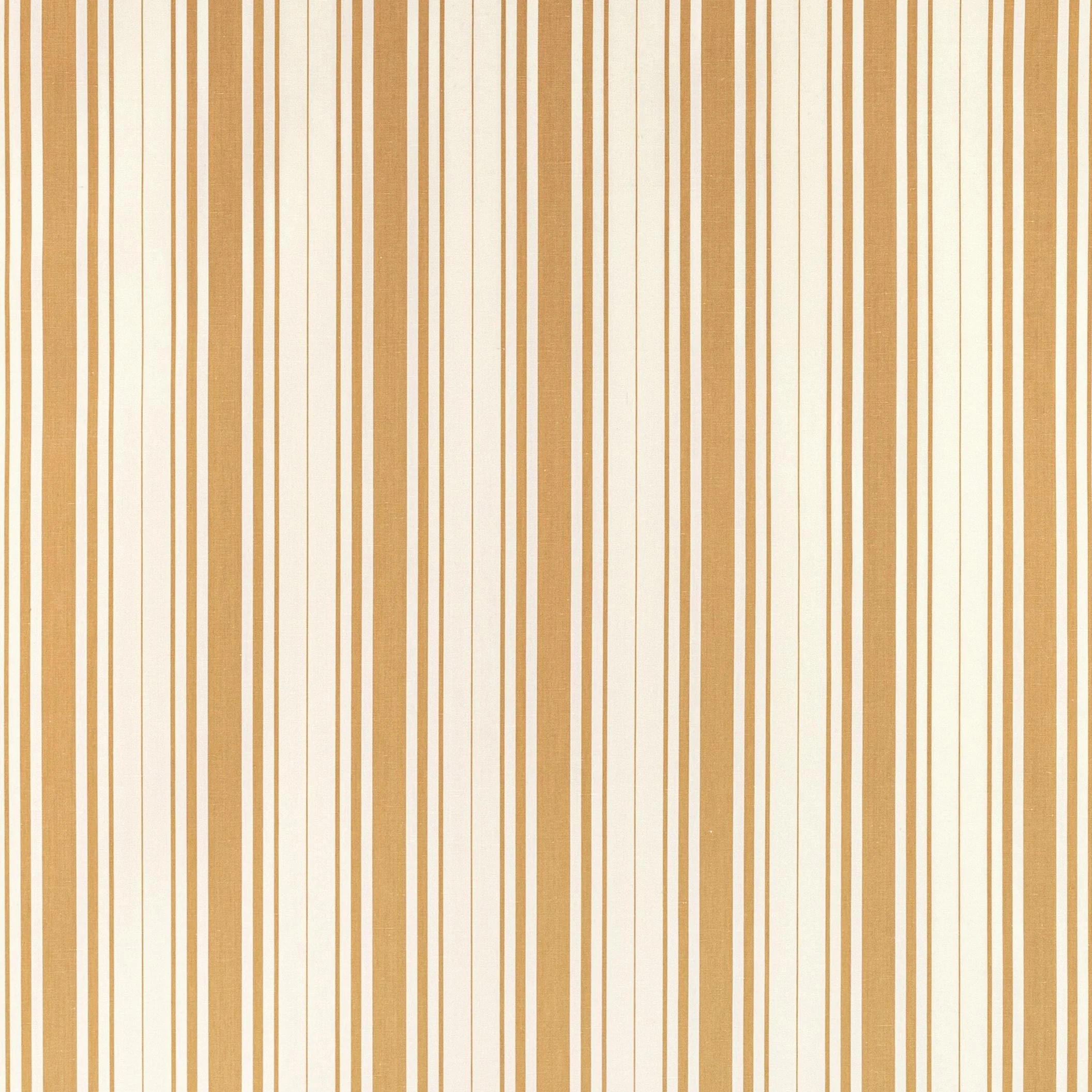 Lee Jofa Baldwin Stripe Saffron Fabric - Image 2