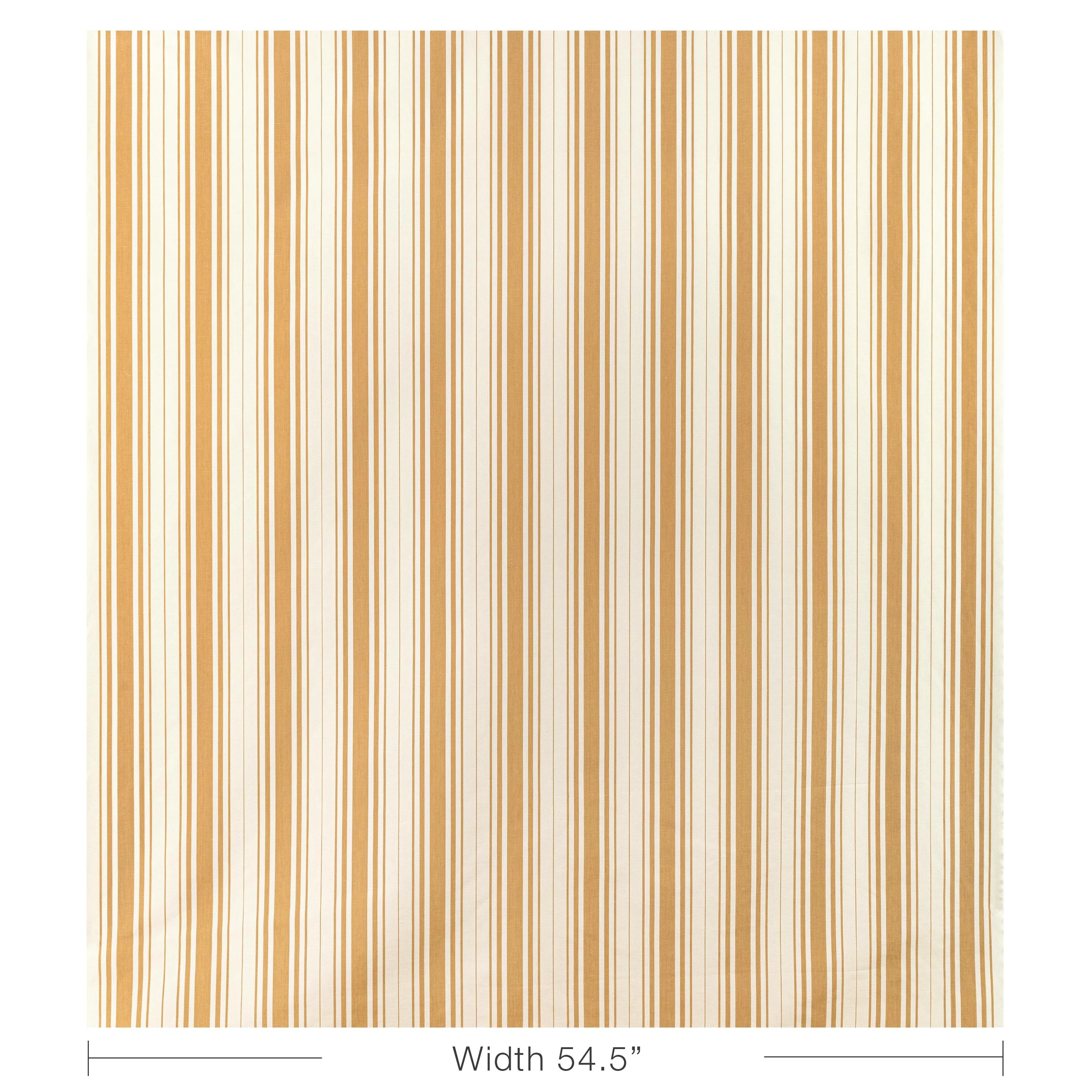 Lee Jofa Baldwin Stripe Saffron Fabric - Image 5