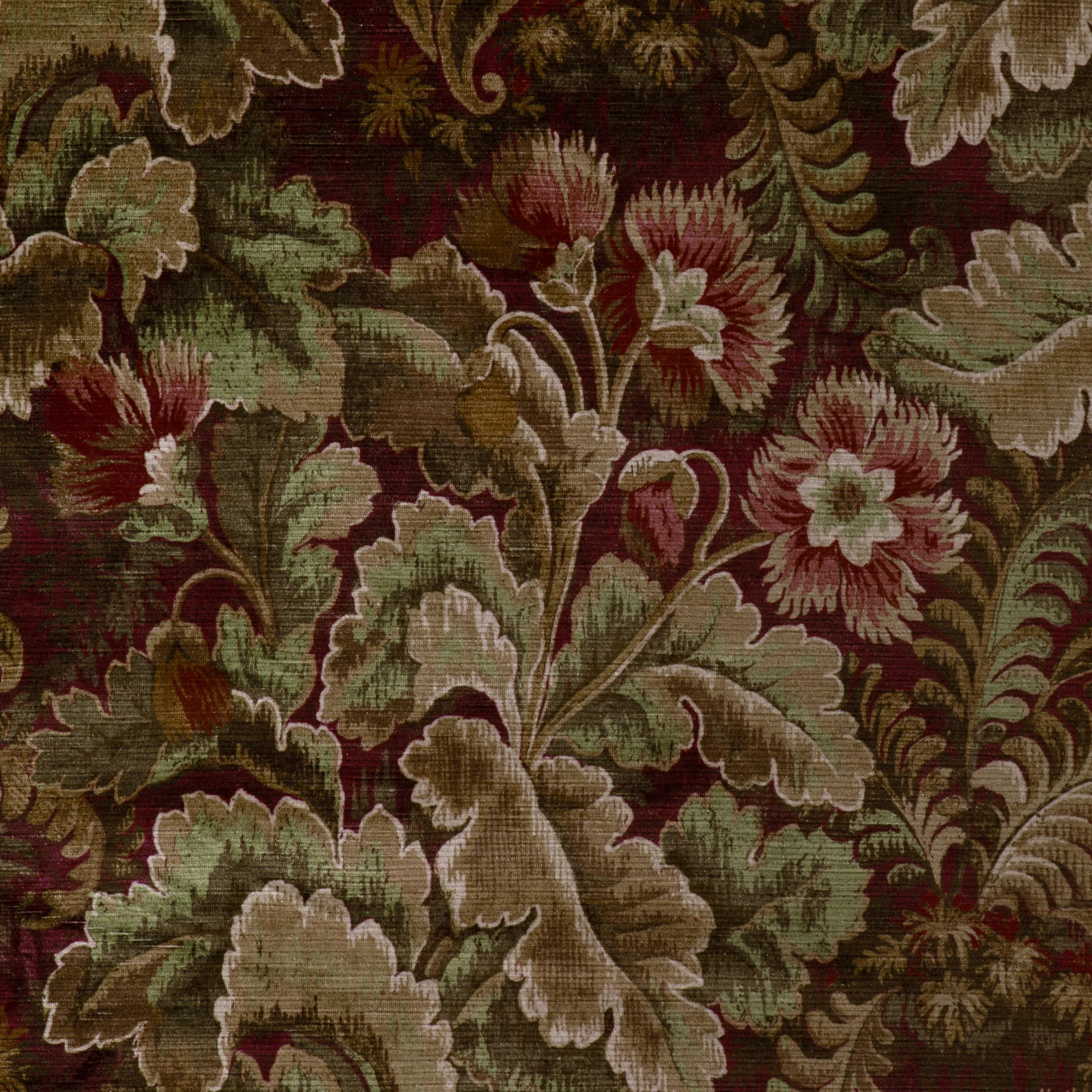 Lee Jofa Barwick Velvet Garnet Upholstery Fabric - Image 2