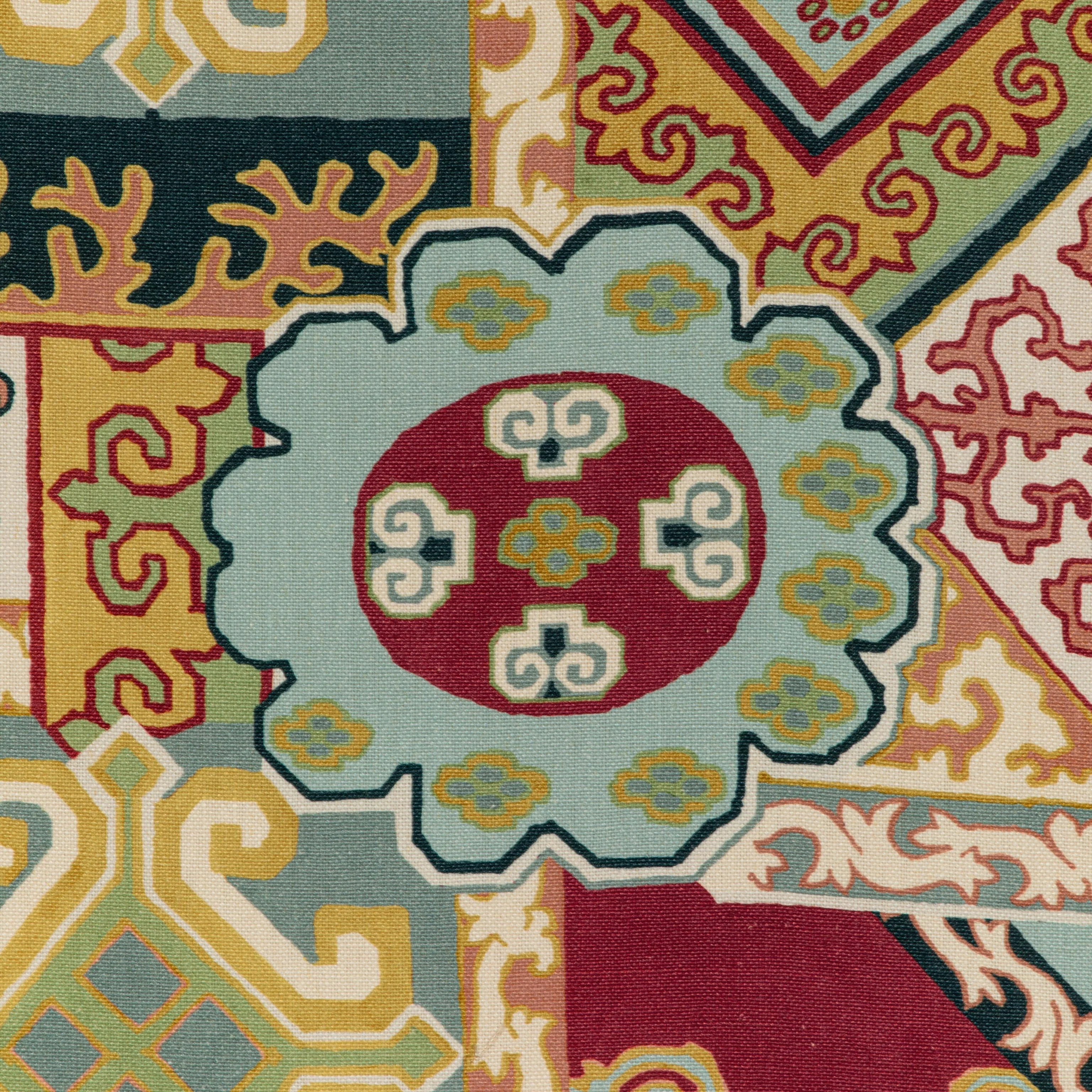 Lee Jofa Batangas Print Red/Multi Fabric - Image 3