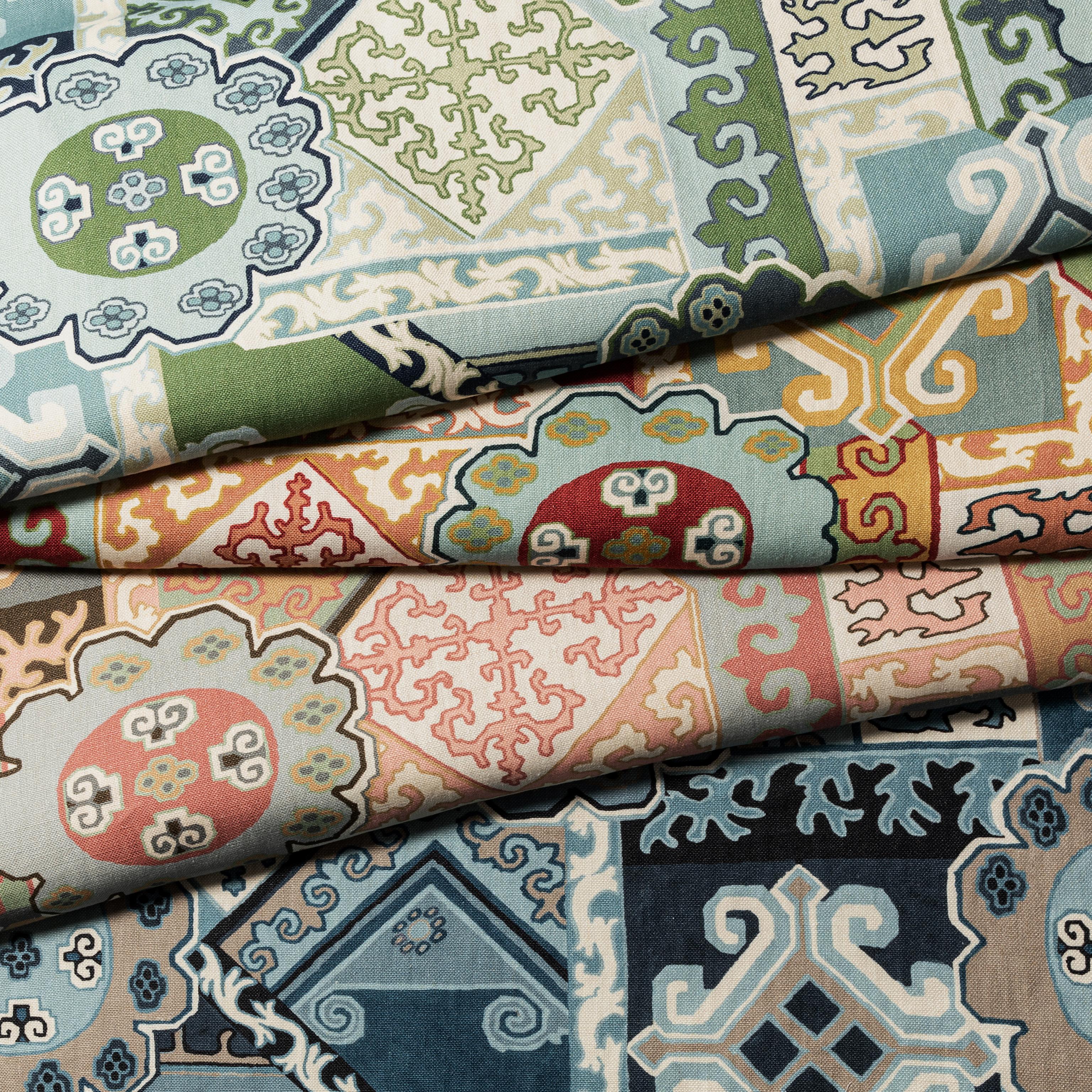 Lee Jofa Batangas Print Red/Multi Fabric - Image 6