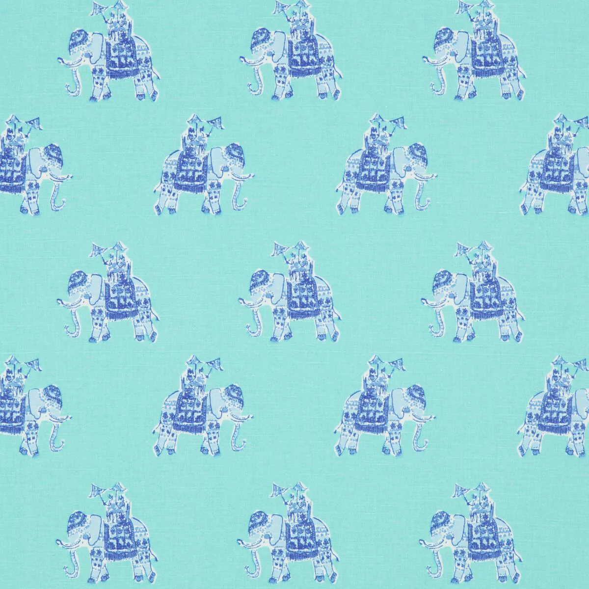 Lee Jofa Bazaar Shorely Blue Fabric - Image 3