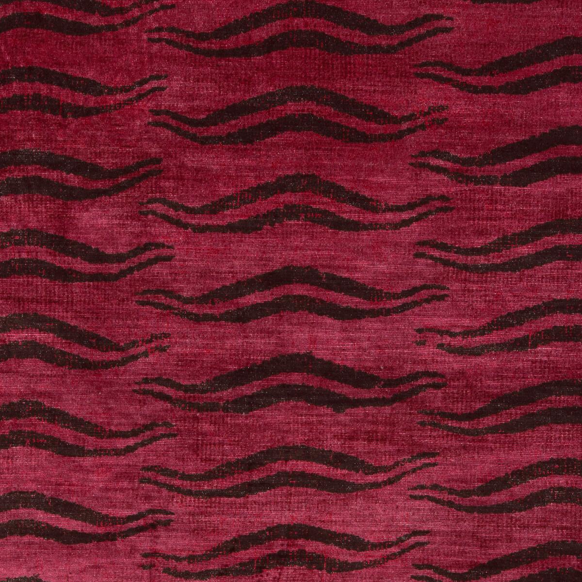Lee Jofa Beckett Velvet Garnet Upholstery Fabric - Image 7