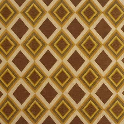 Lee Jofa Bella Diamond Sun/Spice Upholstery Fabric