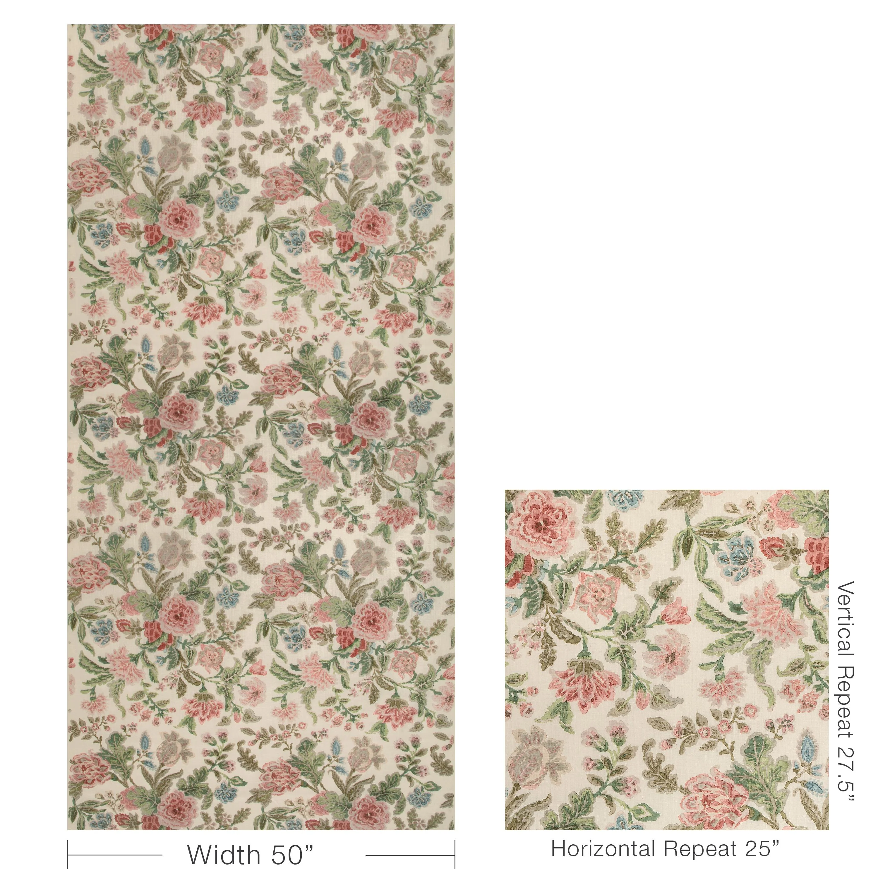 Lee Jofa Bradstock Rose Fabric - Image 5