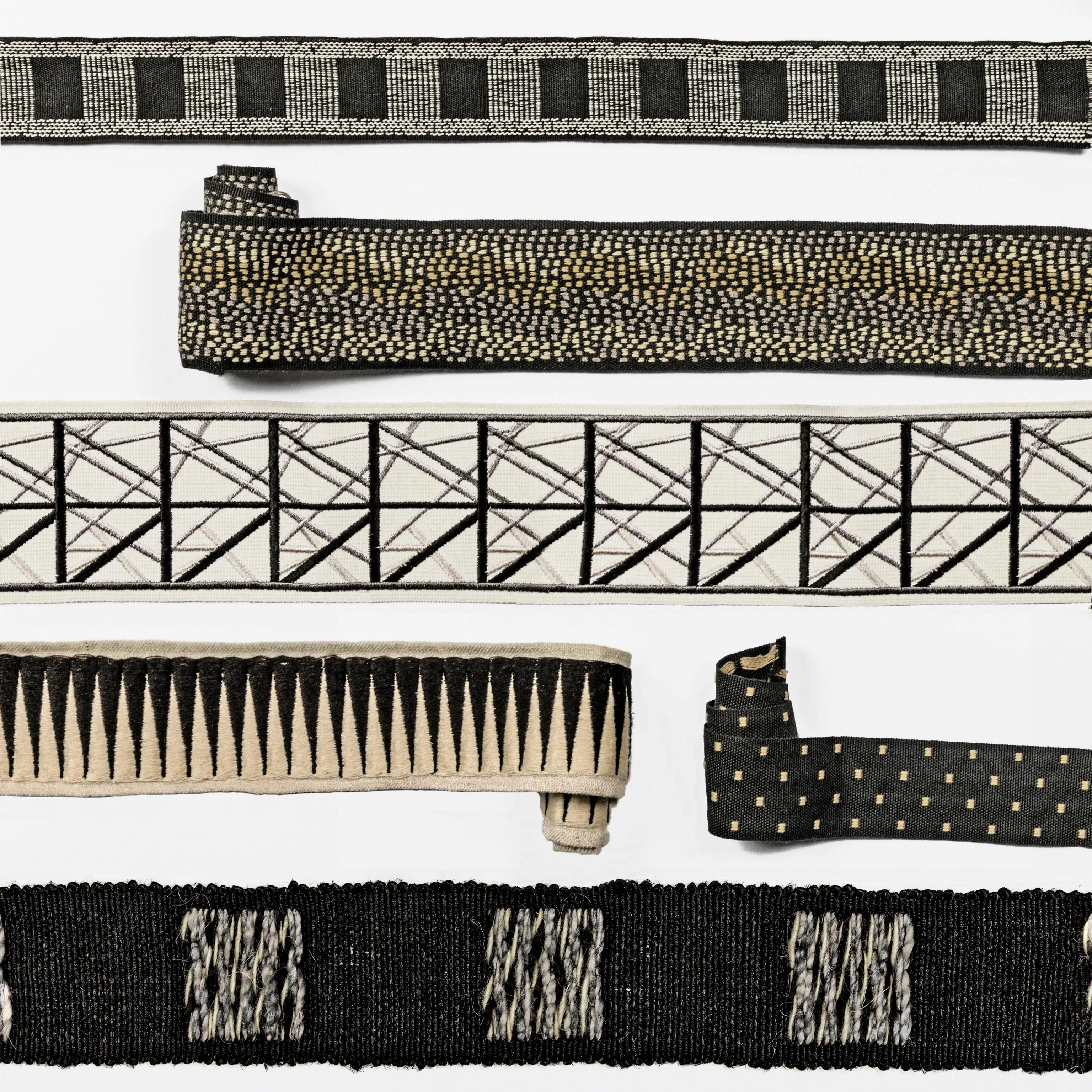 Lee Jofa Bravado Tape Ebony Ivory Trim - Image 5