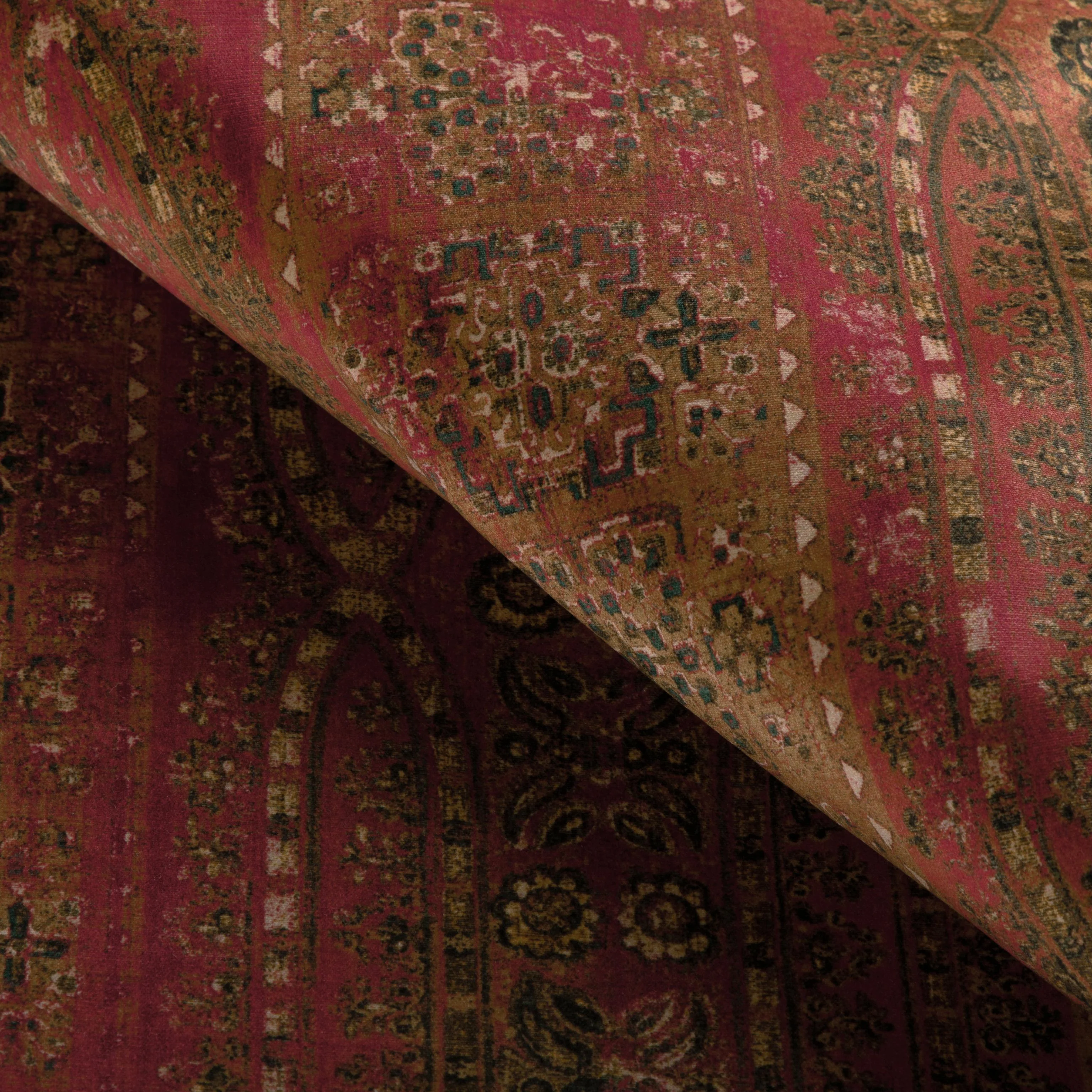 Lee Jofa Brympton Velvet Cinnabar Upholstery Fabric - Image 4
