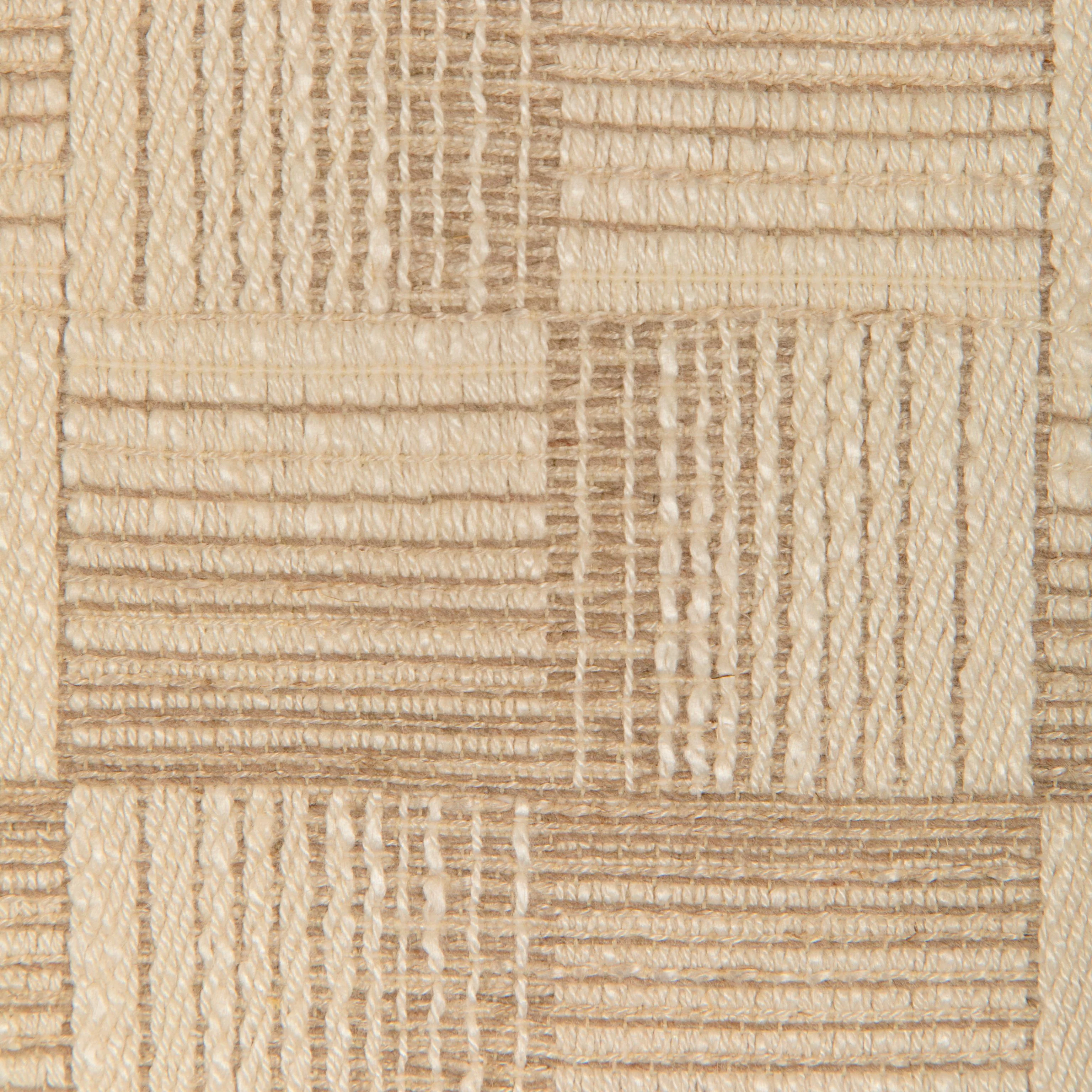Lee Jofa Cadence Weave Cream Upholstery Fabric - Image 3