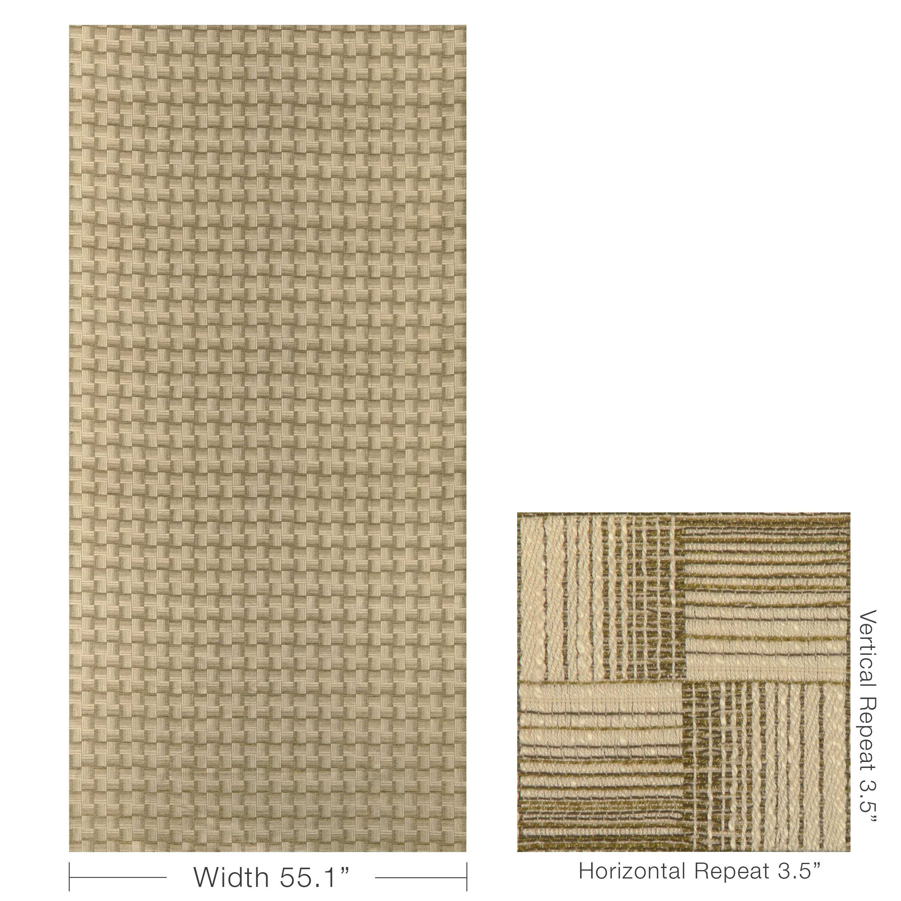 Lee Jofa Cadence Weave Moss Upholstery Fabric - Image 5