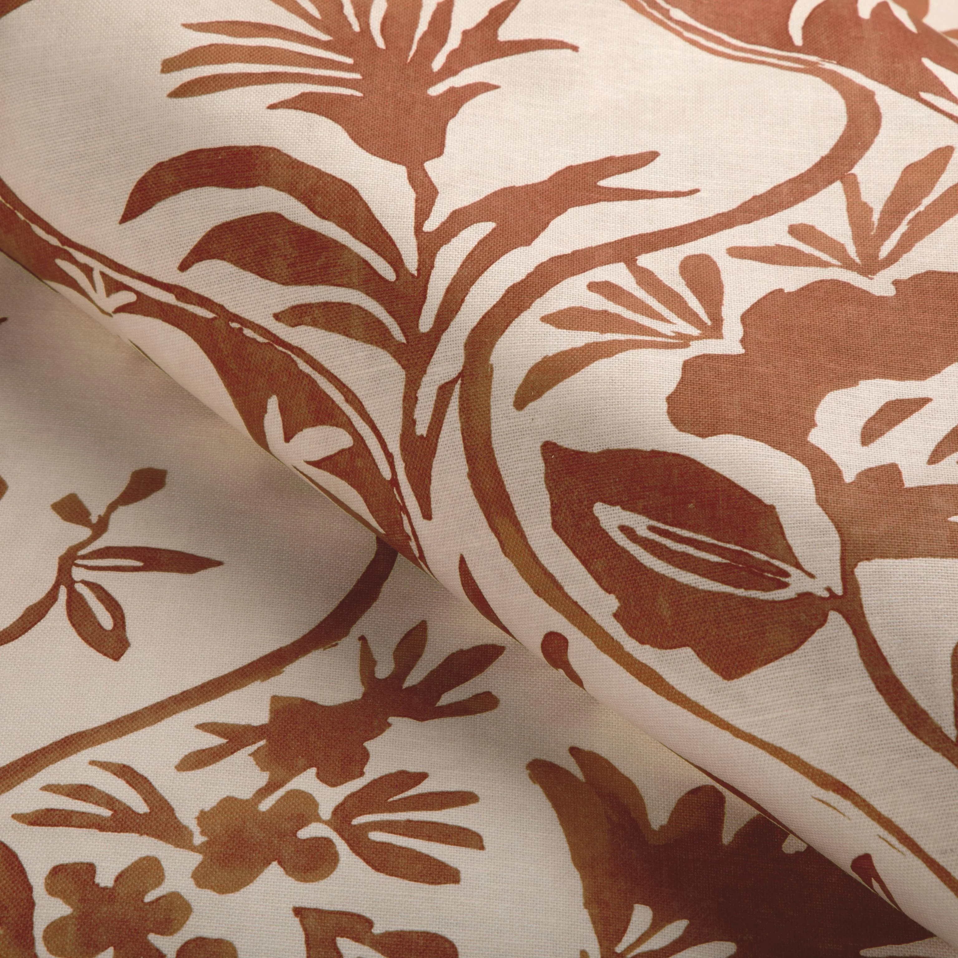 Lee Jofa Calathea Print Clay Fabric - Image 4