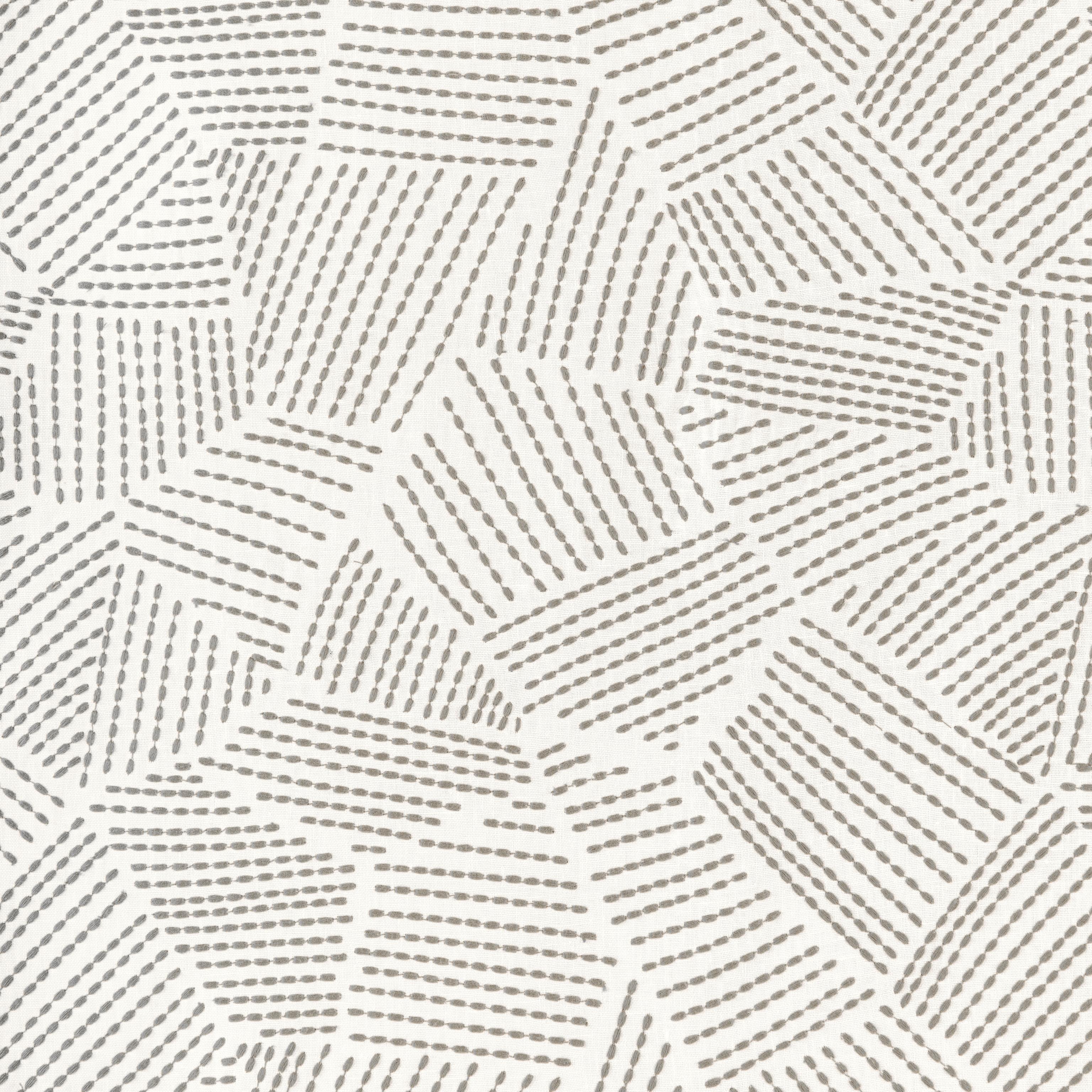 Lee Jofa Chord Embroidery Ash Drapery Fabric