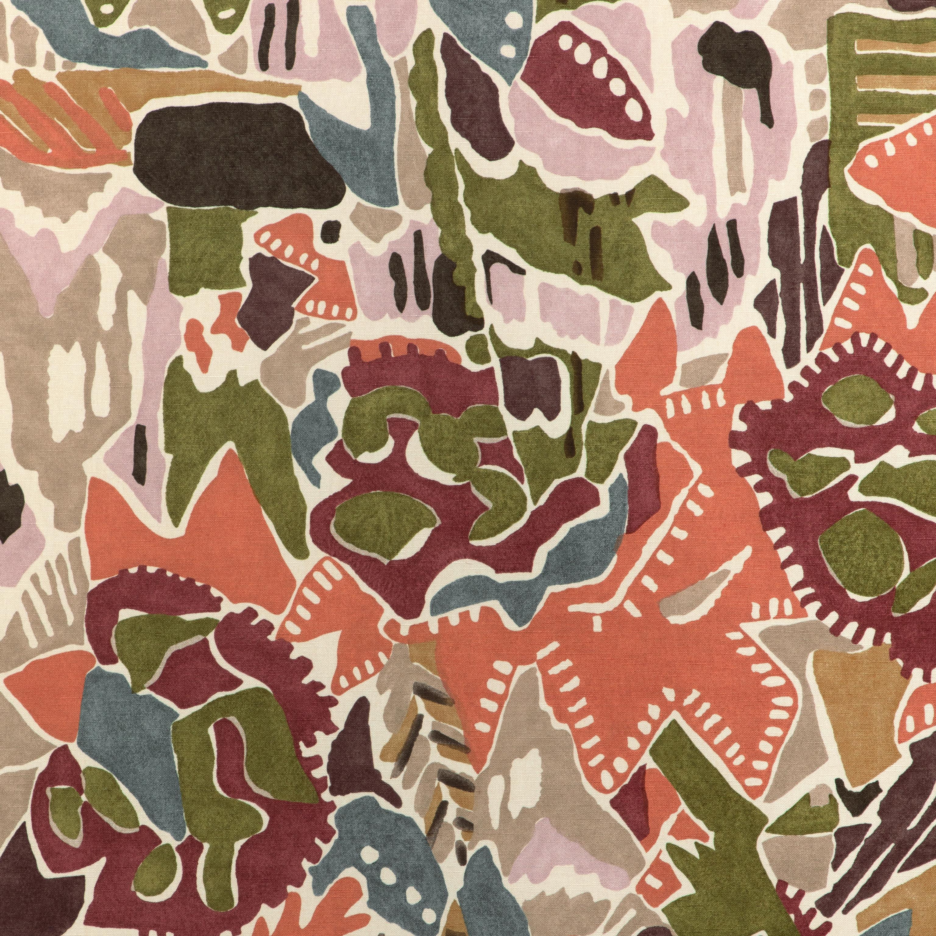 Lee Jofa Chrystie Print Plum/Clay Fabric - Image 2