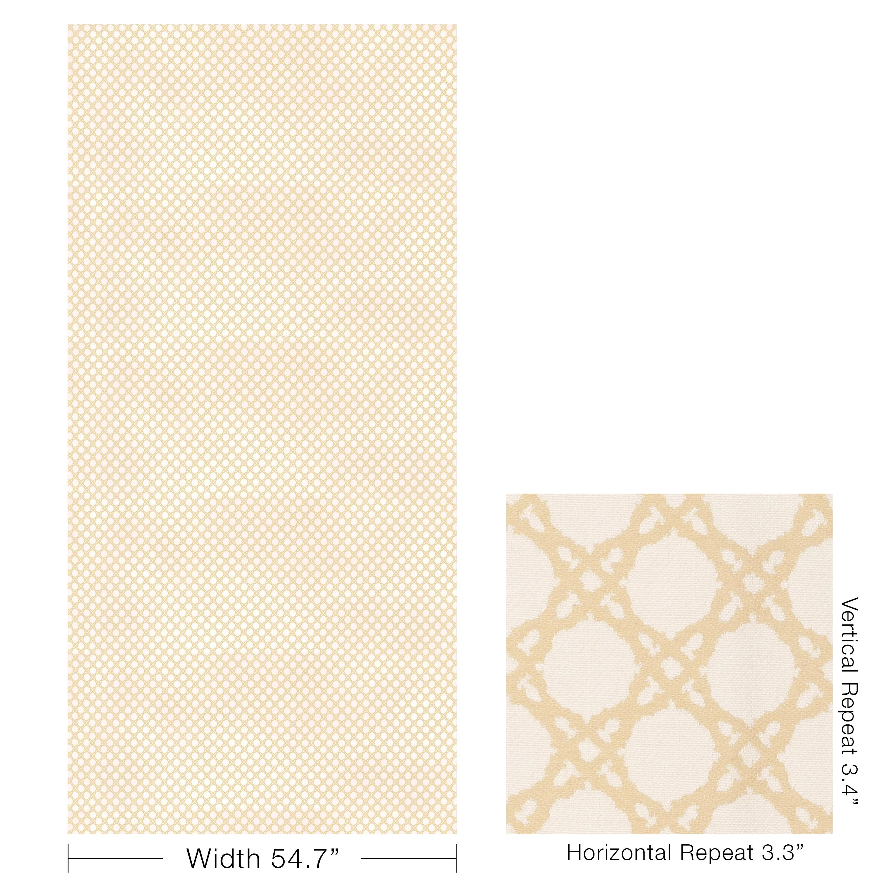 Lee Jofa Coastal Cane Sand Upholstery Fabric - Image 5