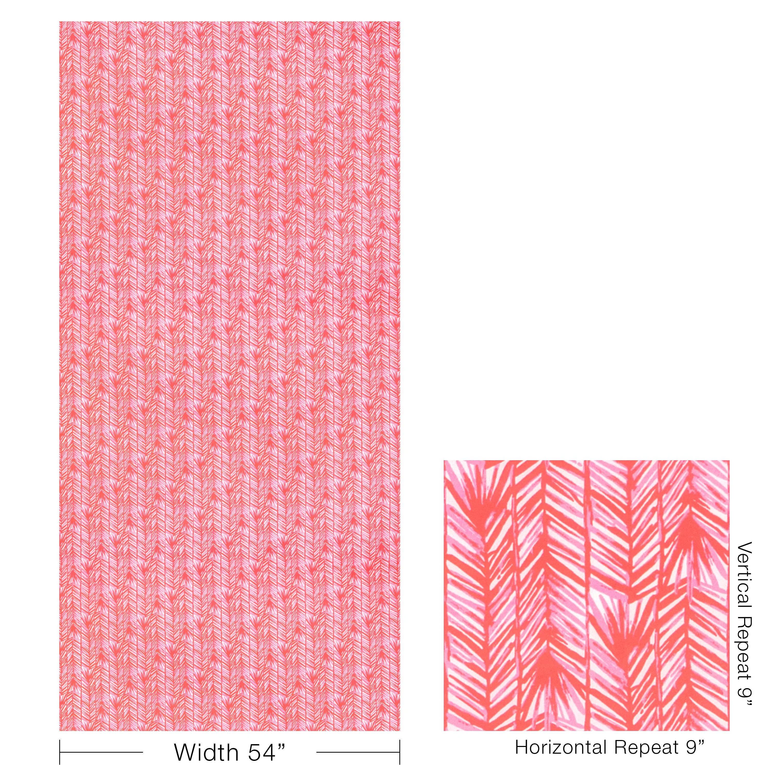 Lee Jofa Costa Verde Coral Fabric - Image 5