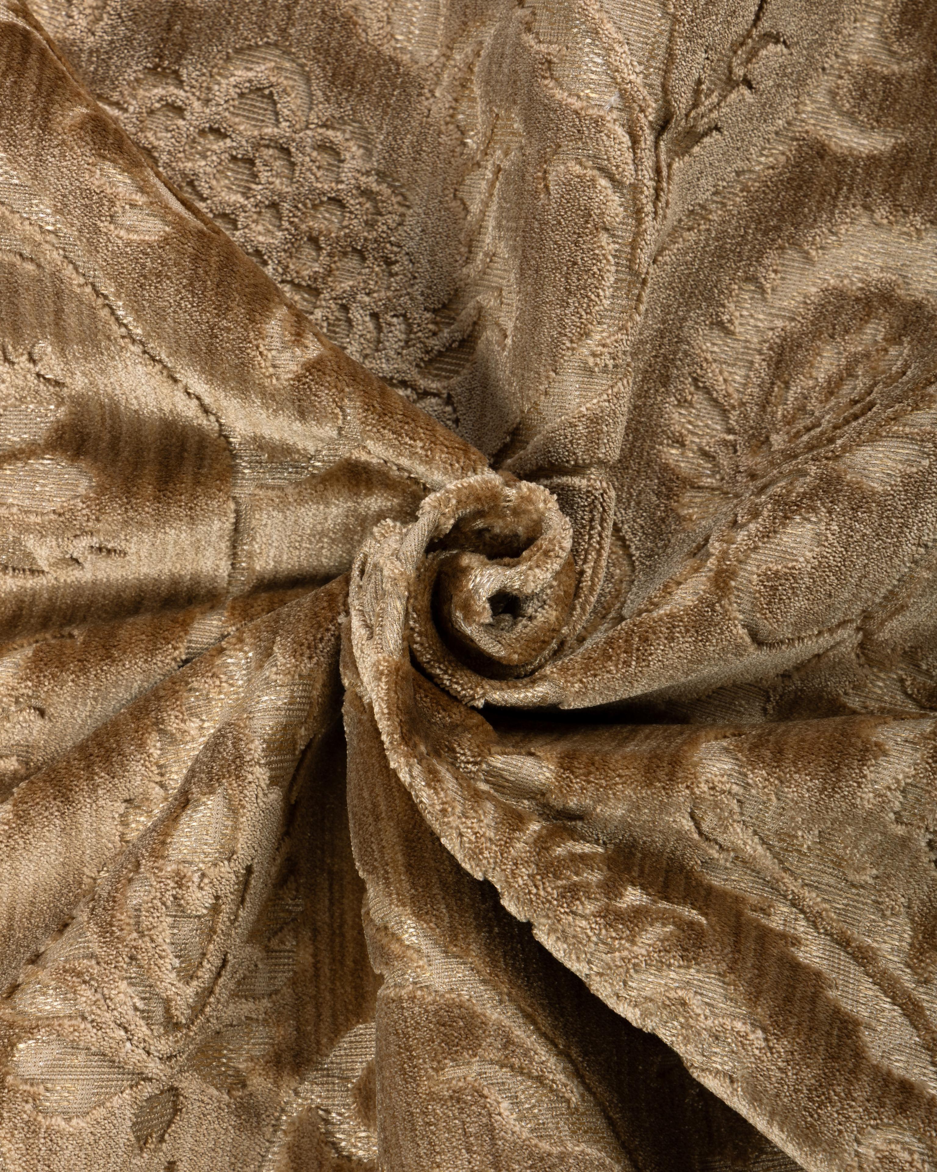 Lee Jofa Coventry Velvet Gold Upholstery Fabric - Image 4