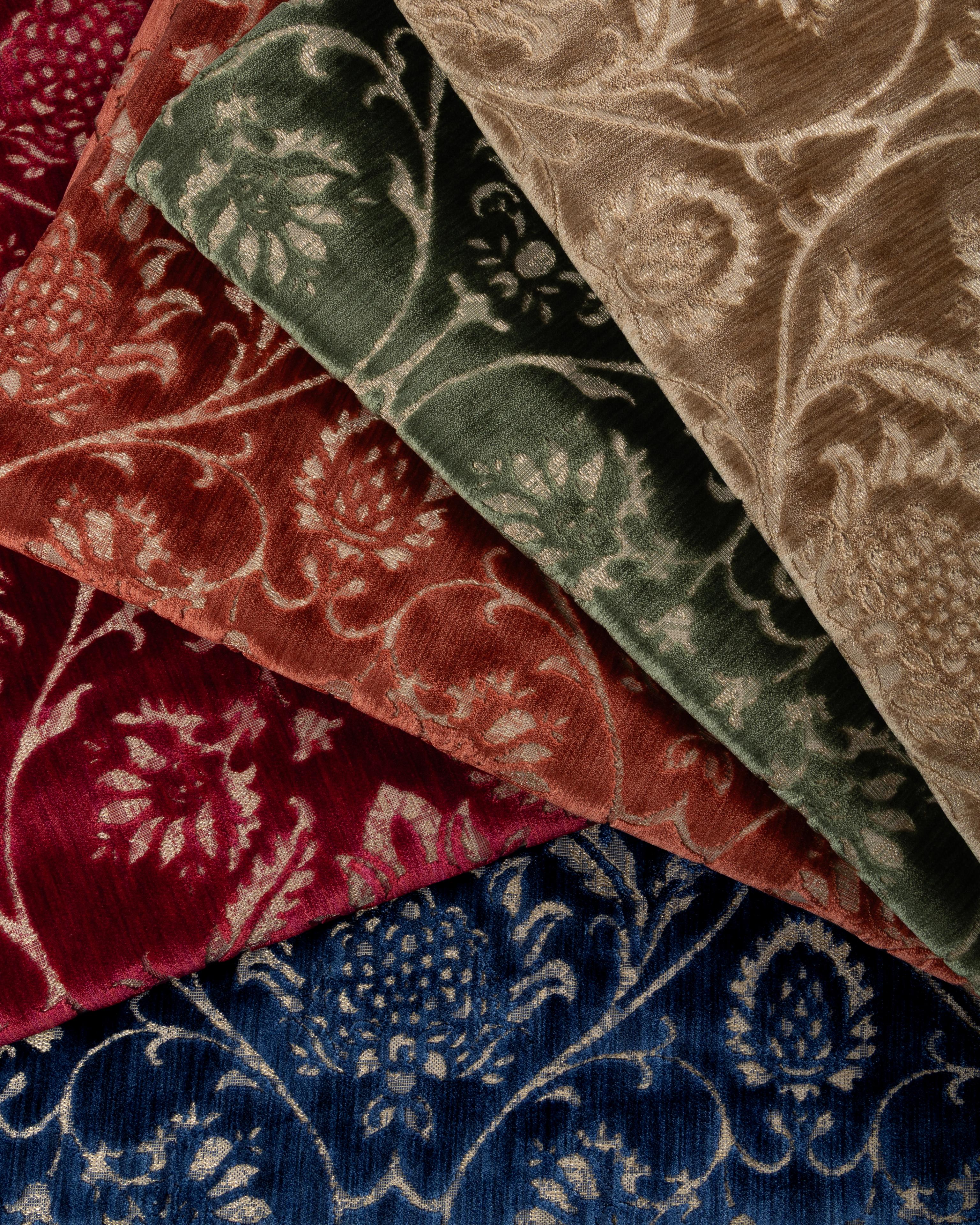 Lee Jofa Coventry Velvet Navy Upholstery Fabric - Image 5