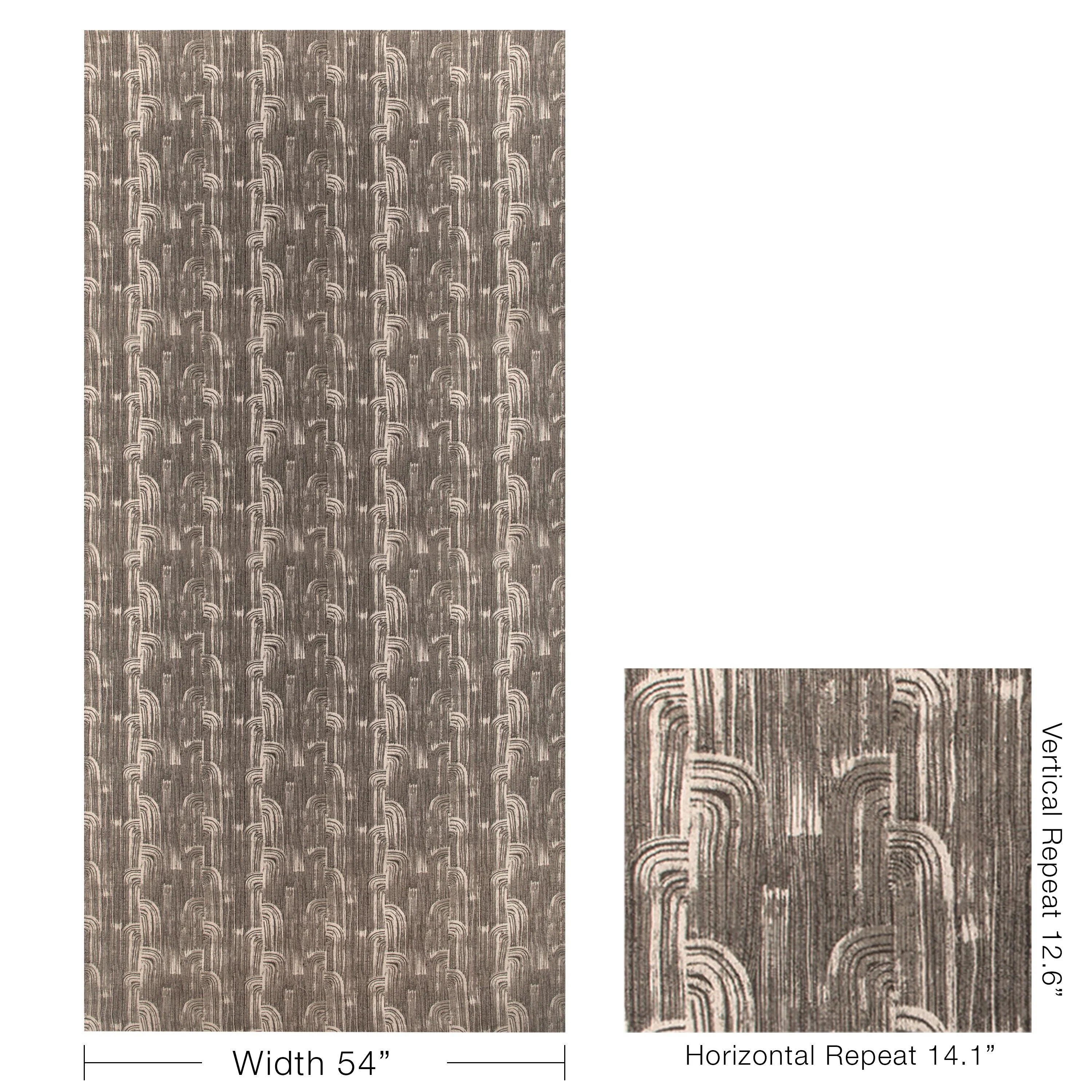 Lee Jofa Crescent Weave Obsidian Upholstery Fabric - Image 5