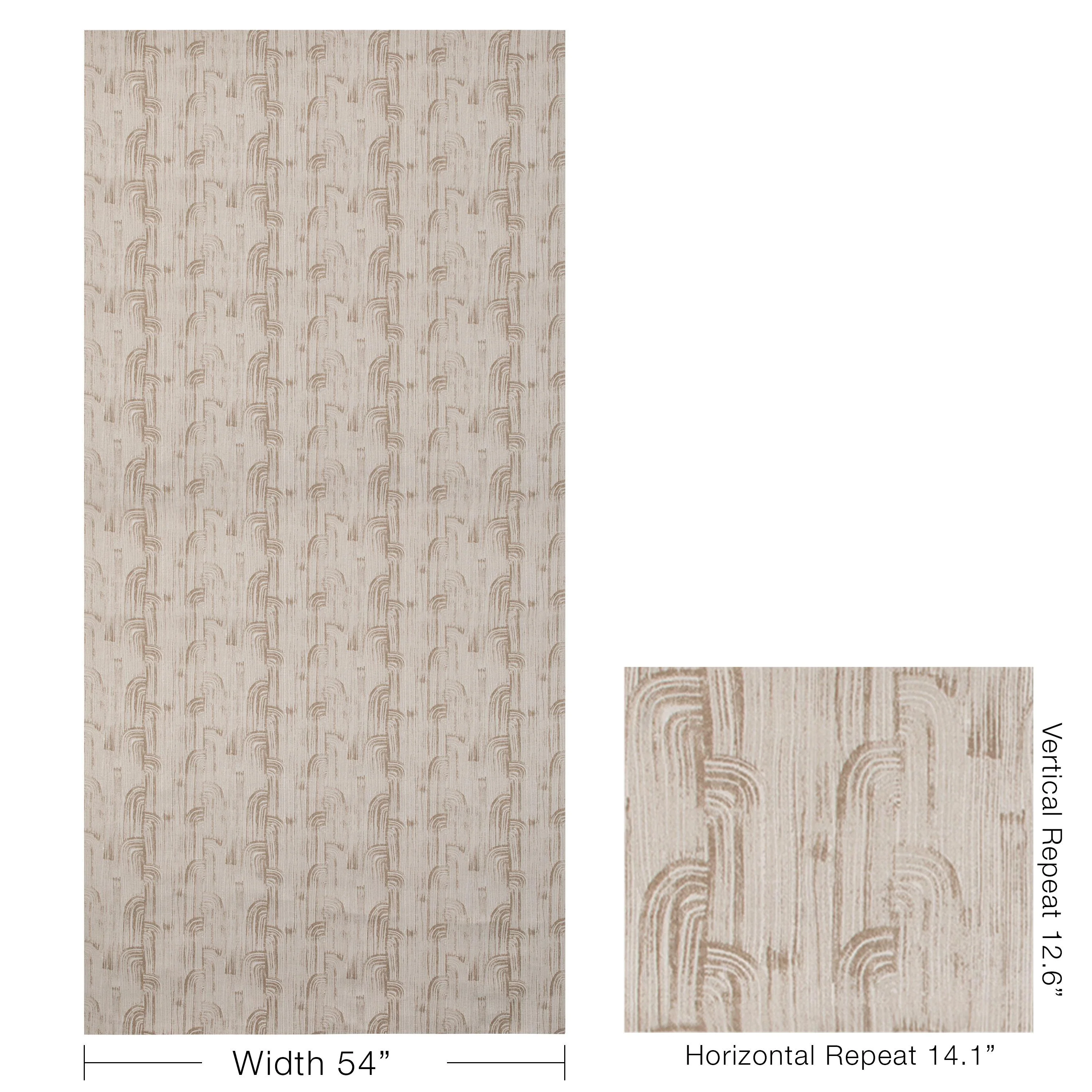 Lee Jofa Crescent Weave Pearl Upholstery Fabric - Image 5