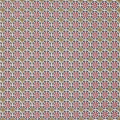 Lee Jofa Daisy Daisy Red/Tan Fabric - Image 2