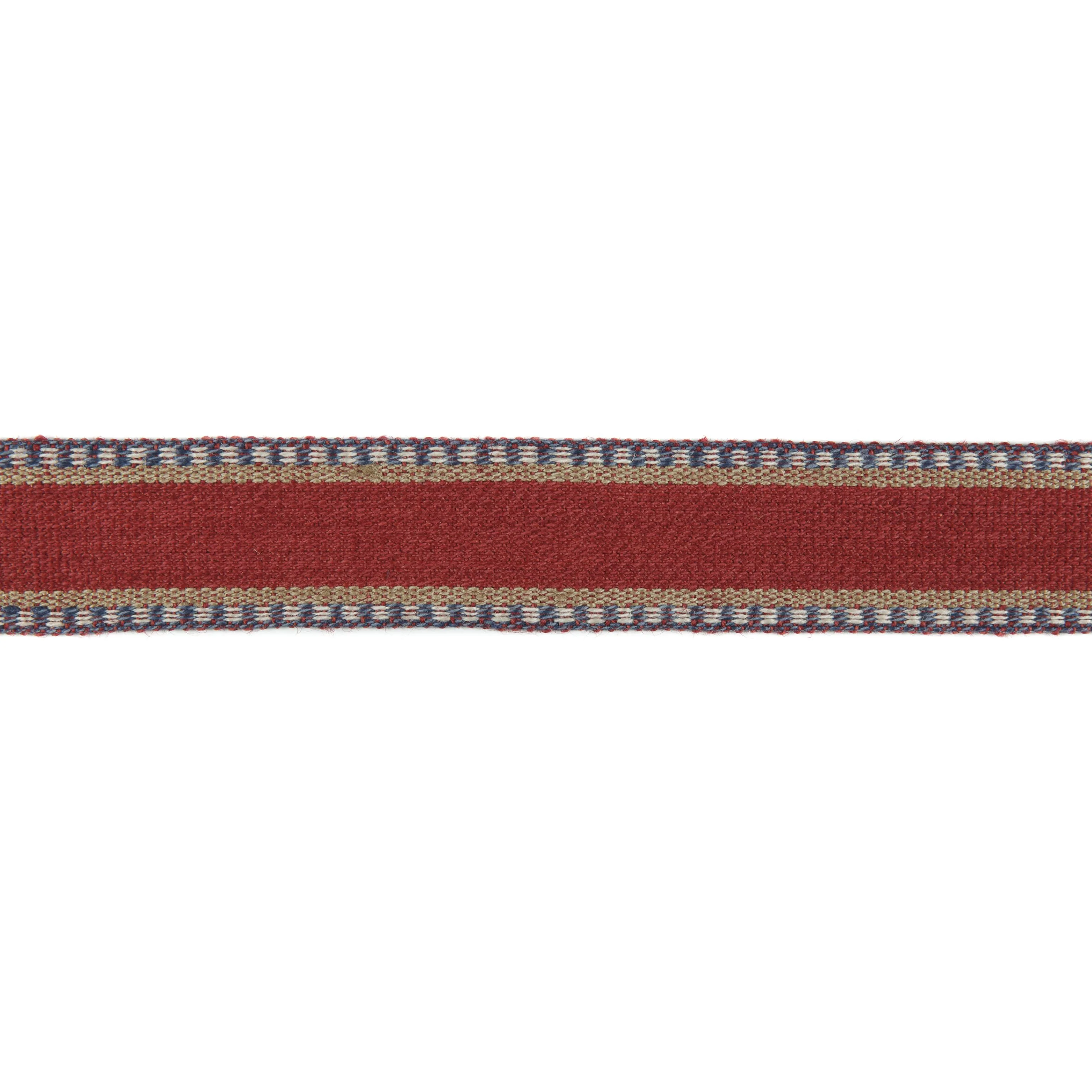 Lee Jofa Danakil Tape Red/Blue Trim