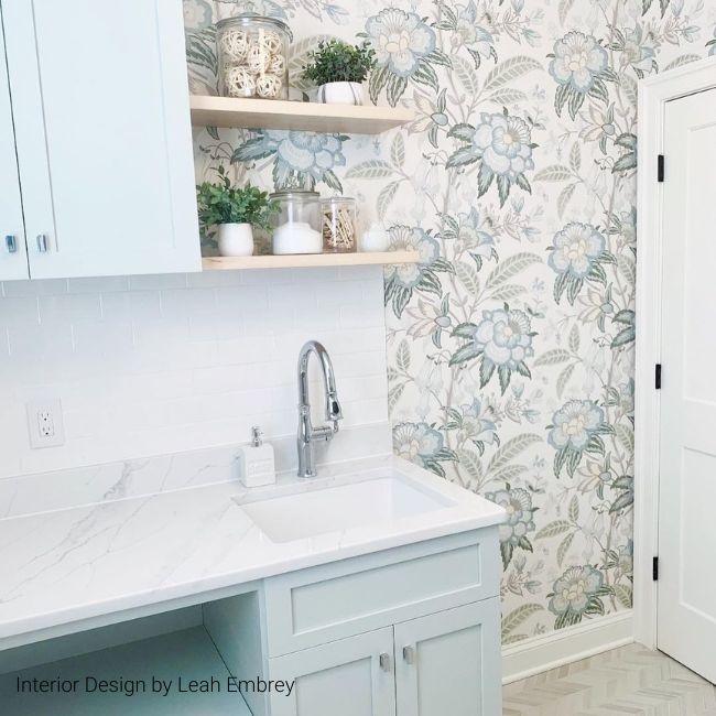 Lee Jofa Davenport Paper Sea Mist Wallpaper - Image 5