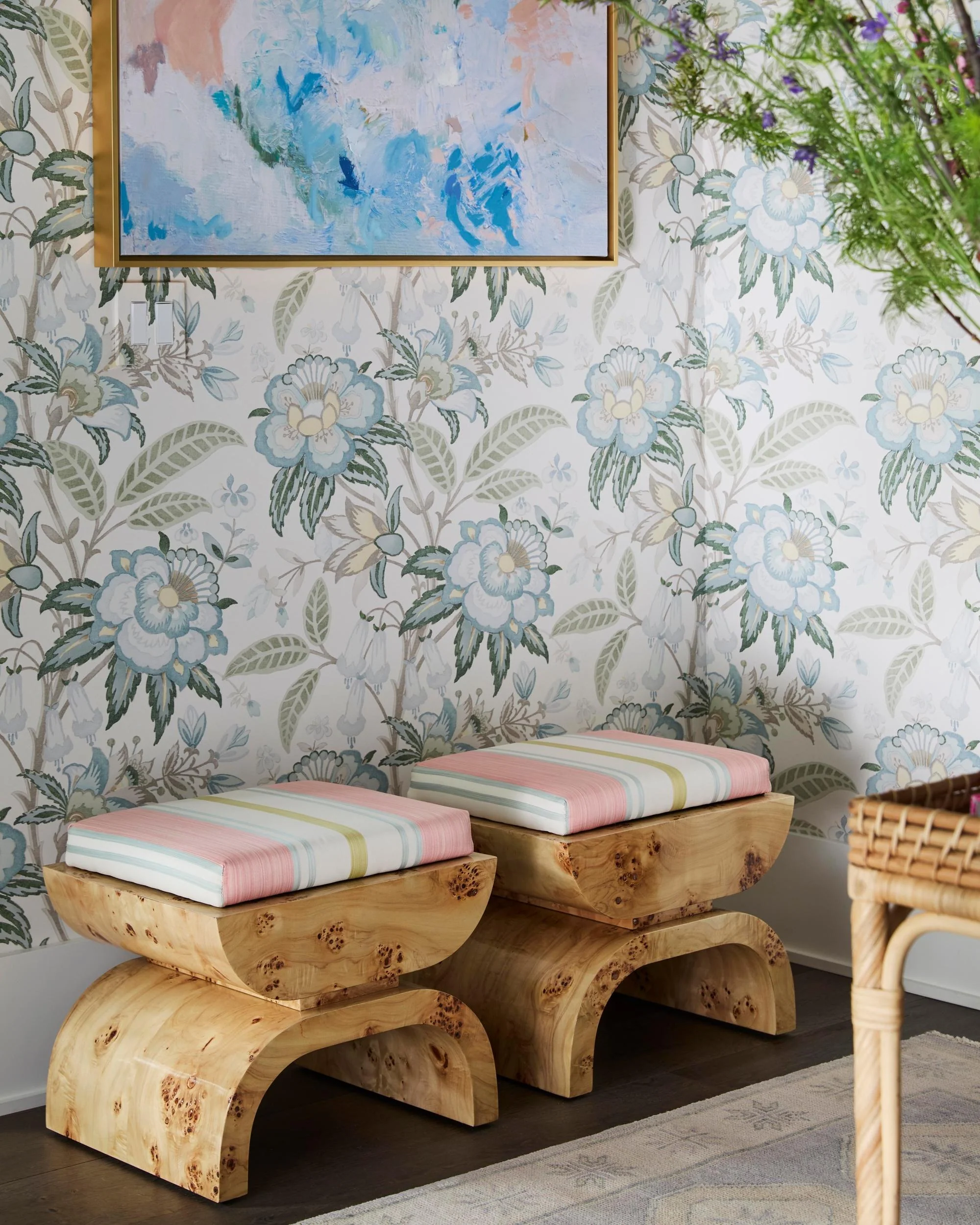 Lee Jofa Davenport Paper Sea Mist Wallpaper - Image 7