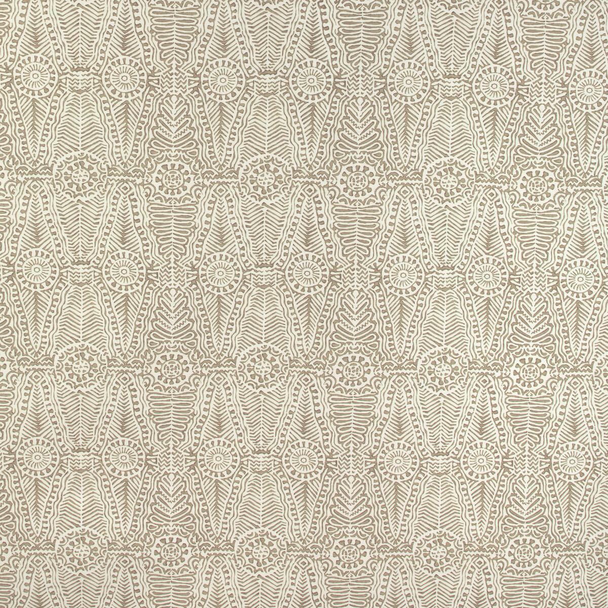Lee Jofa Drayton Print Buff Fabric - Image 4
