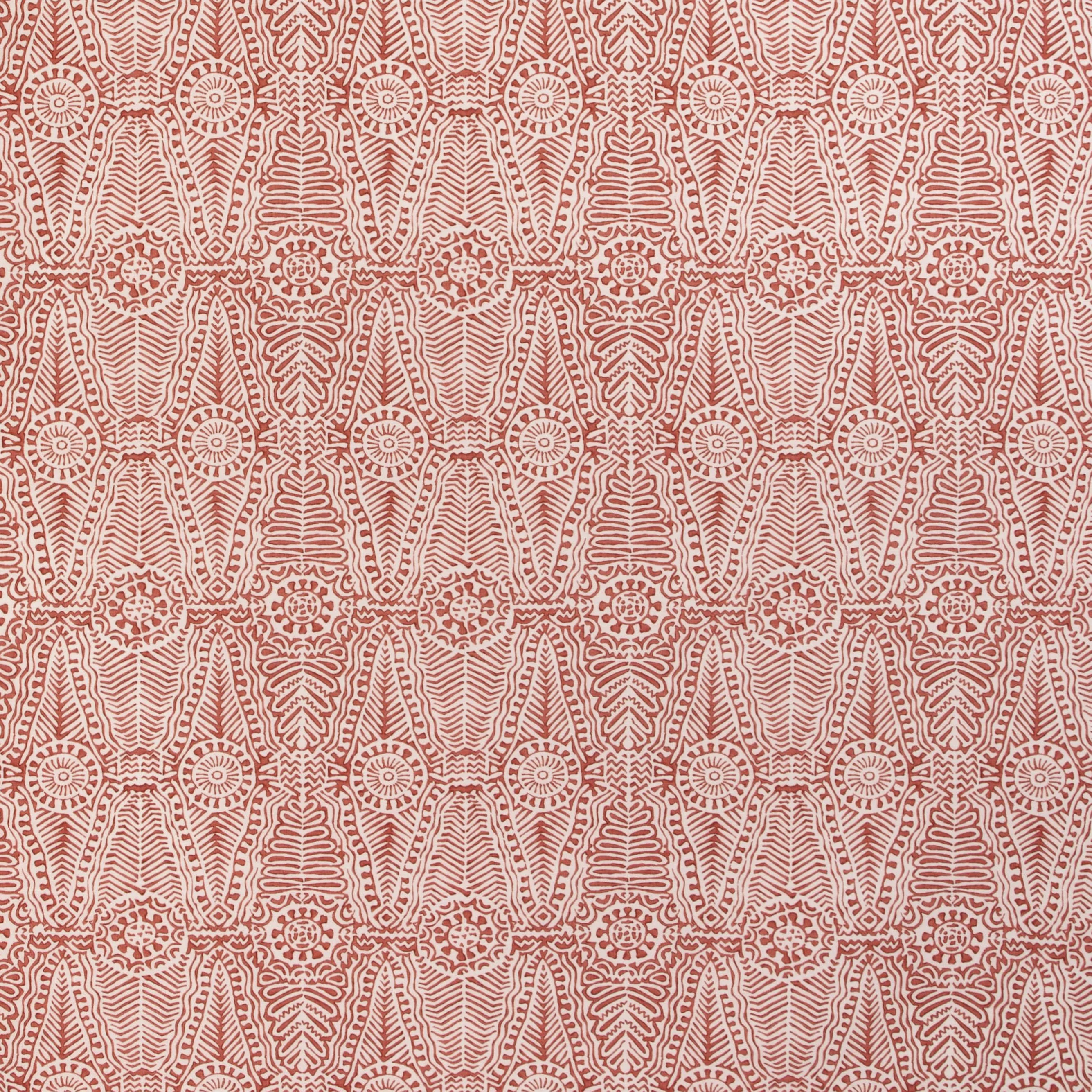 Lee Jofa Drayton Print Rust Fabric