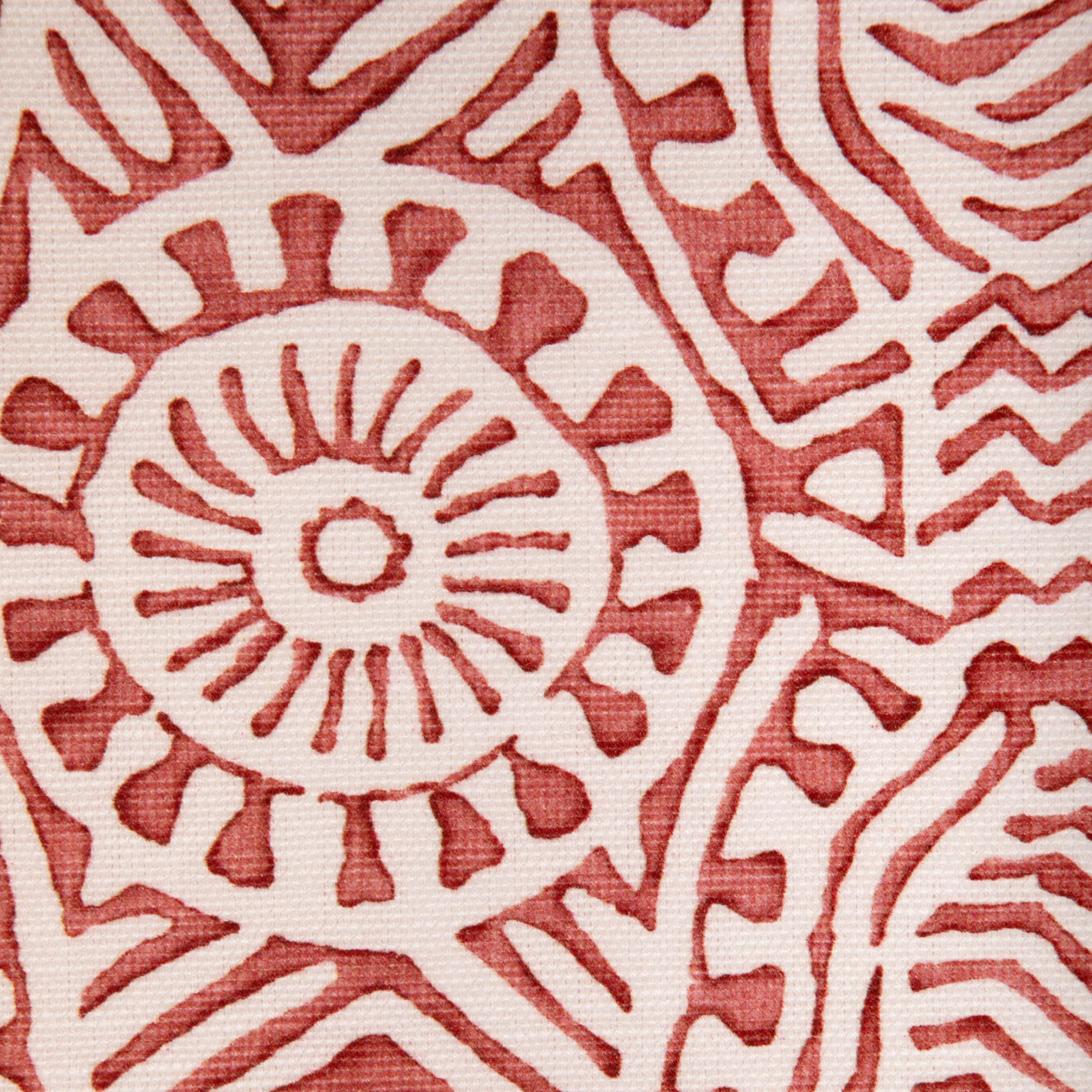 Lee Jofa Drayton Print Rust Fabric - Image 3