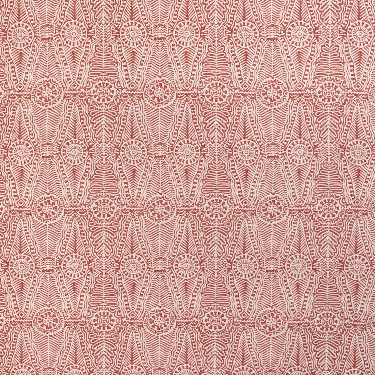 Lee Jofa Drayton Print Rust Fabric - Image 4