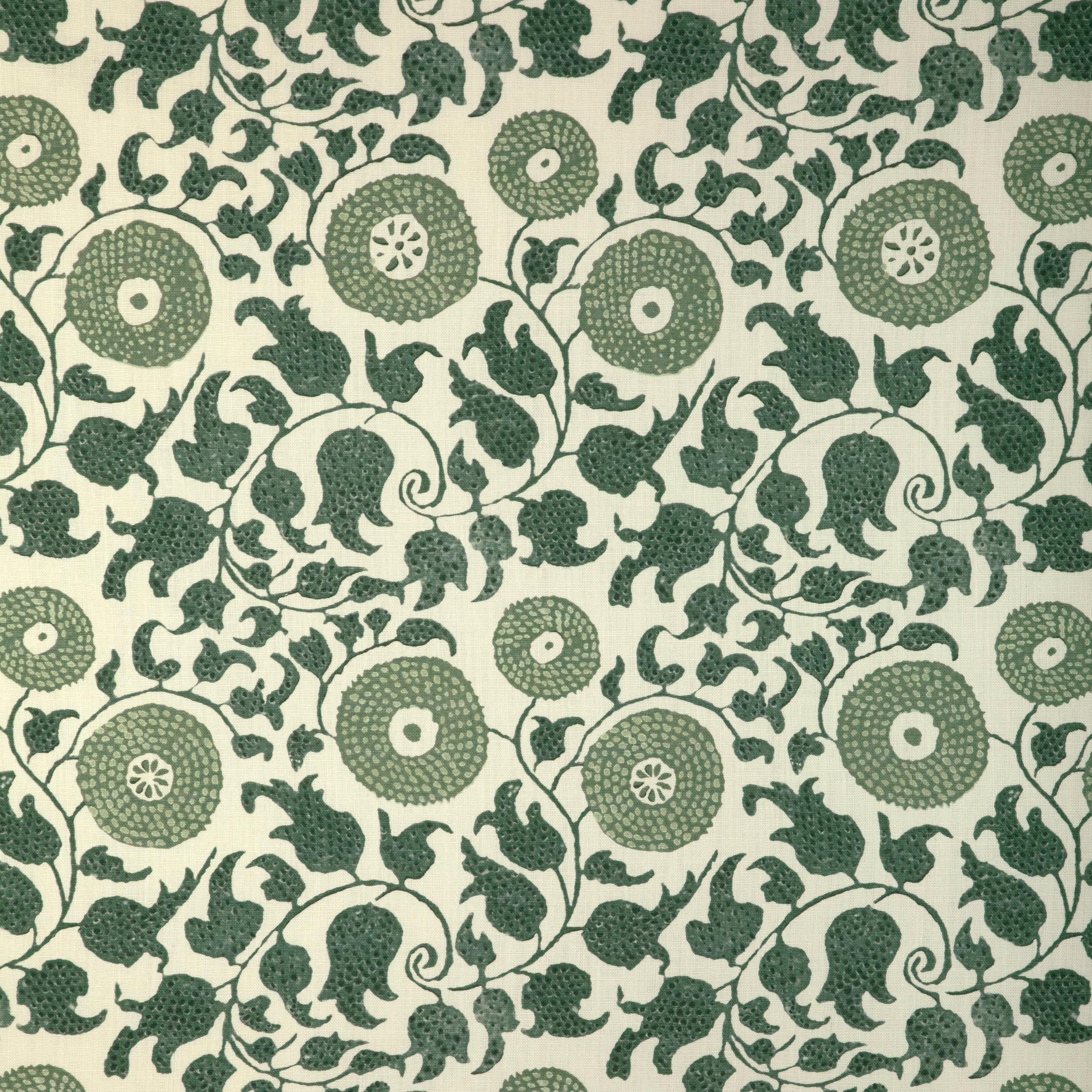 Lee Jofa Eldora Print Juniper/Leaf Fabric