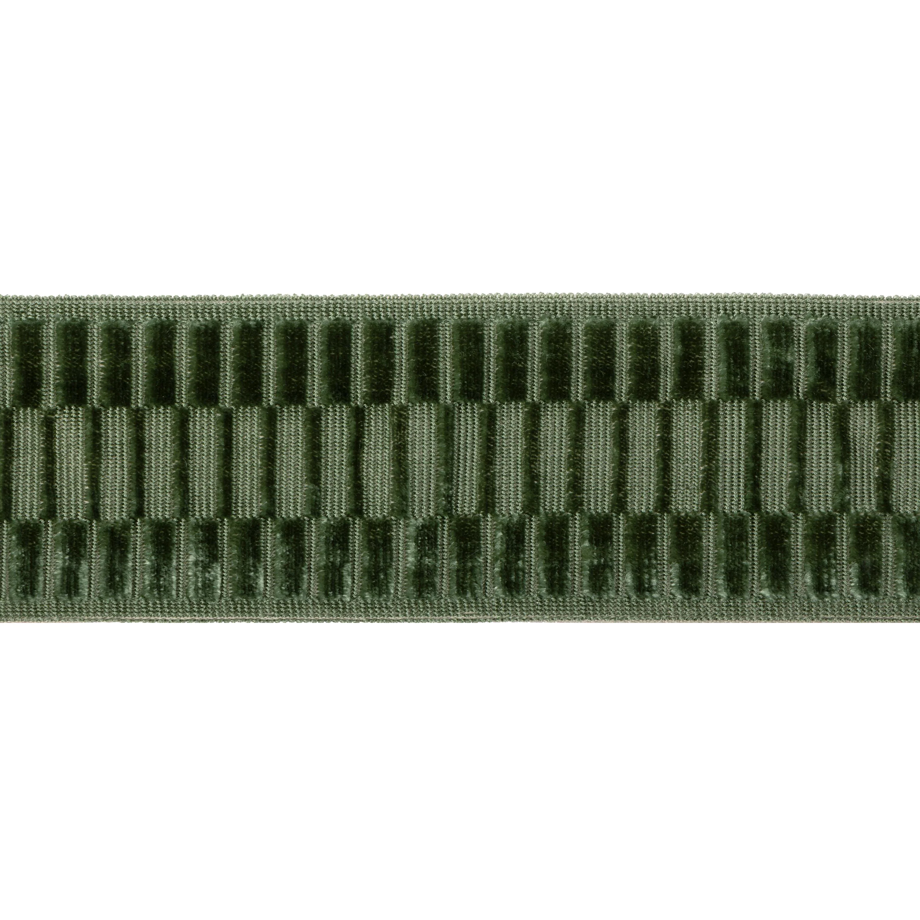 Lee Jofa Elston Velvet Tape Green Trim - Image 2