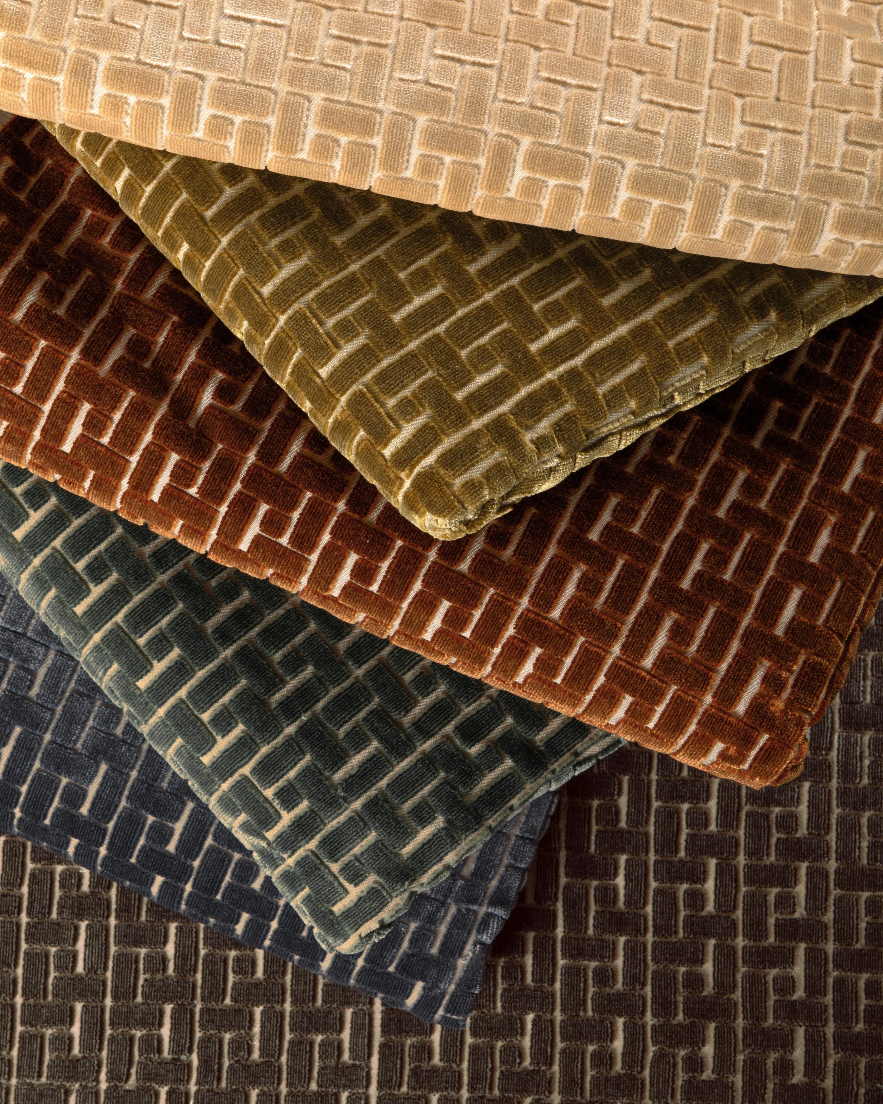 Lee Jofa Fieldstone Velvet Cadet Upholstery Fabric - Image 6