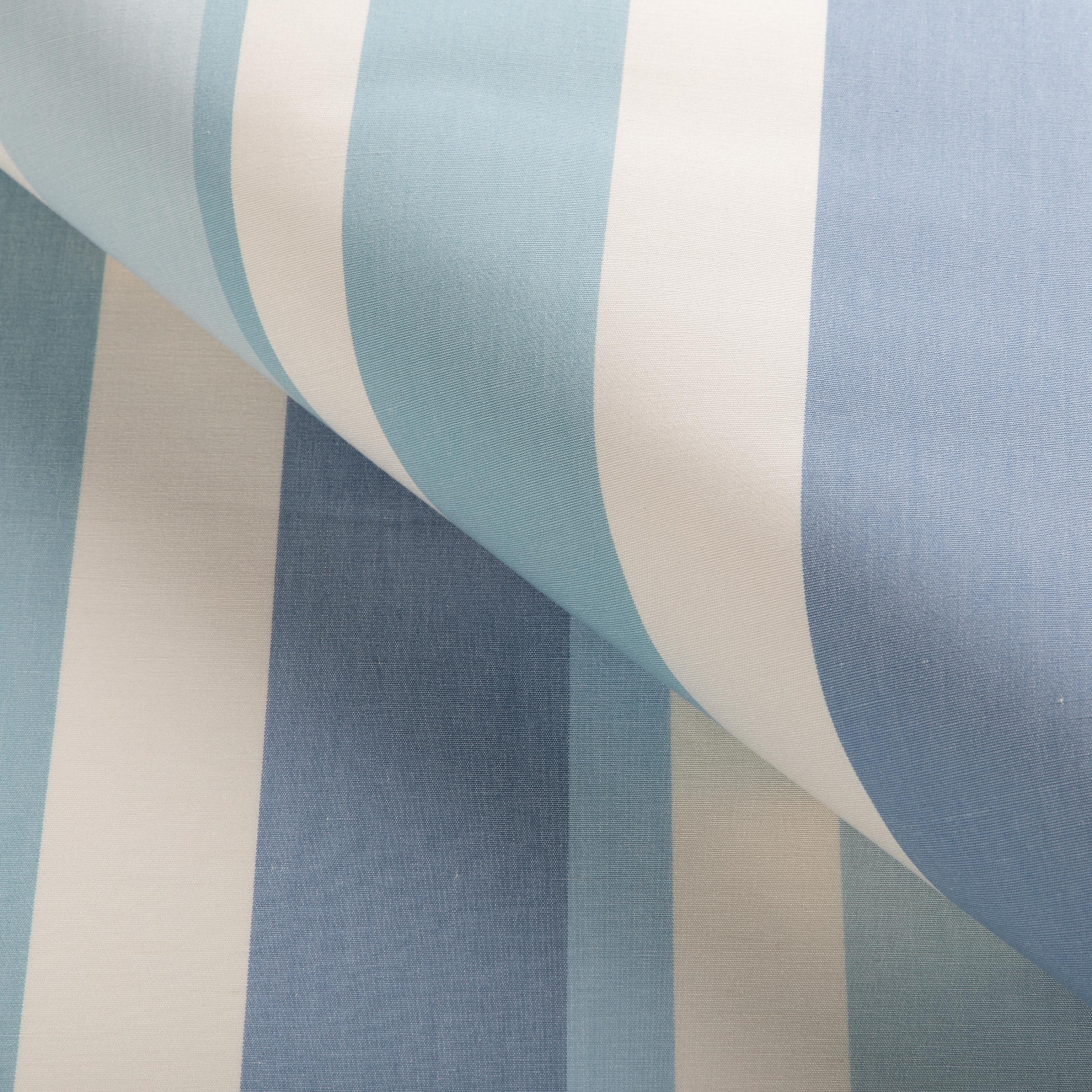 Lee Jofa Fisher Stripe Capri/Sky Fabric - Image 4