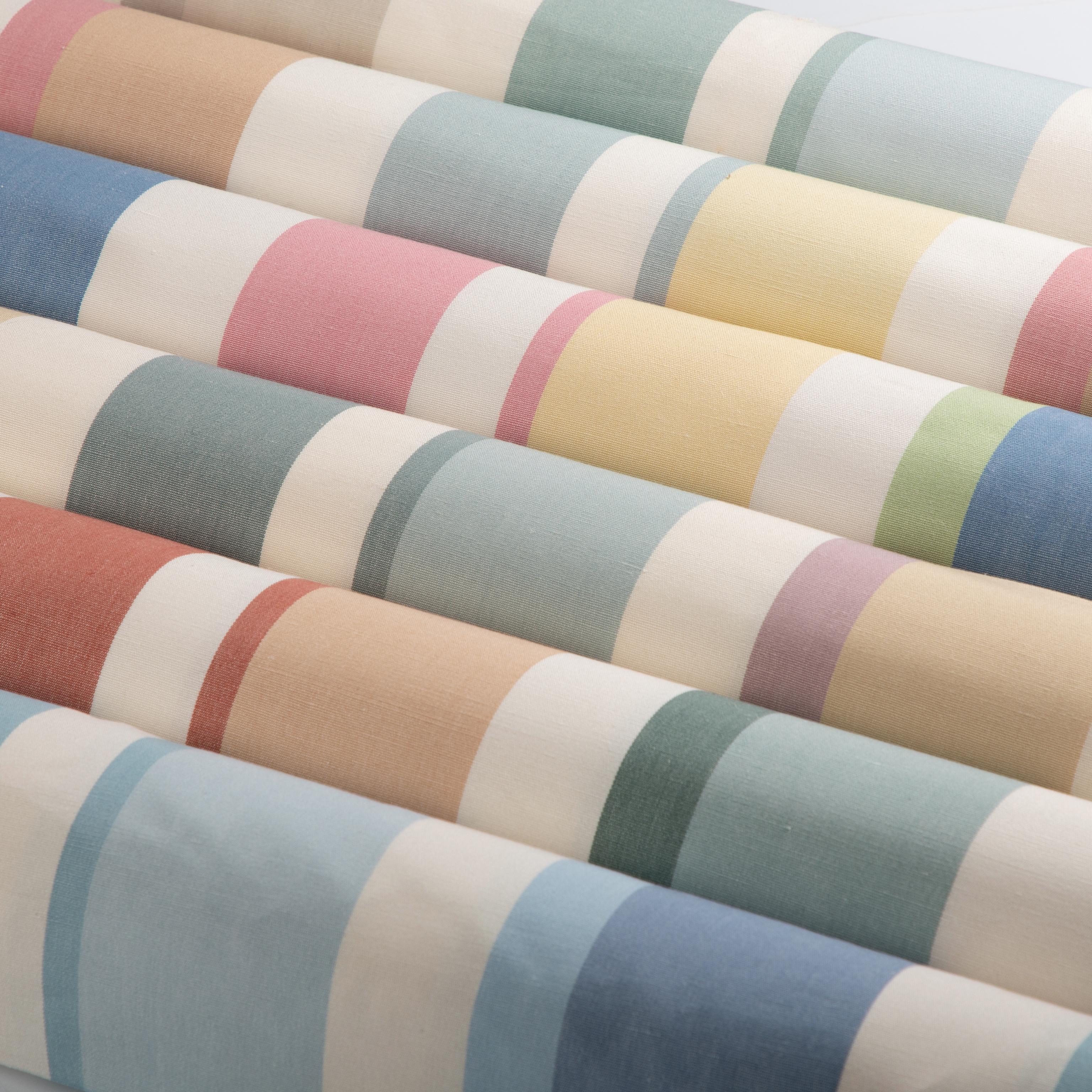 Lee Jofa Fisher Stripe Sky/Stone Fabric - Image 6