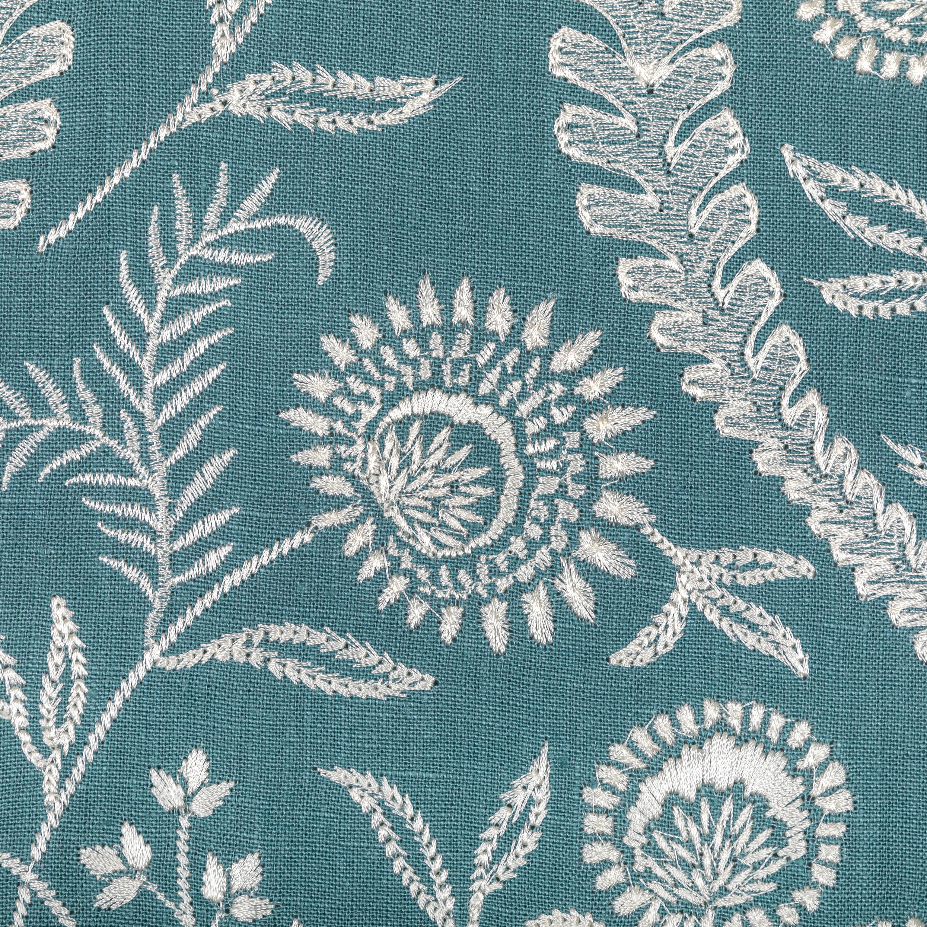 Lee Jofa Floriblanca Blue Fabric - Image 3